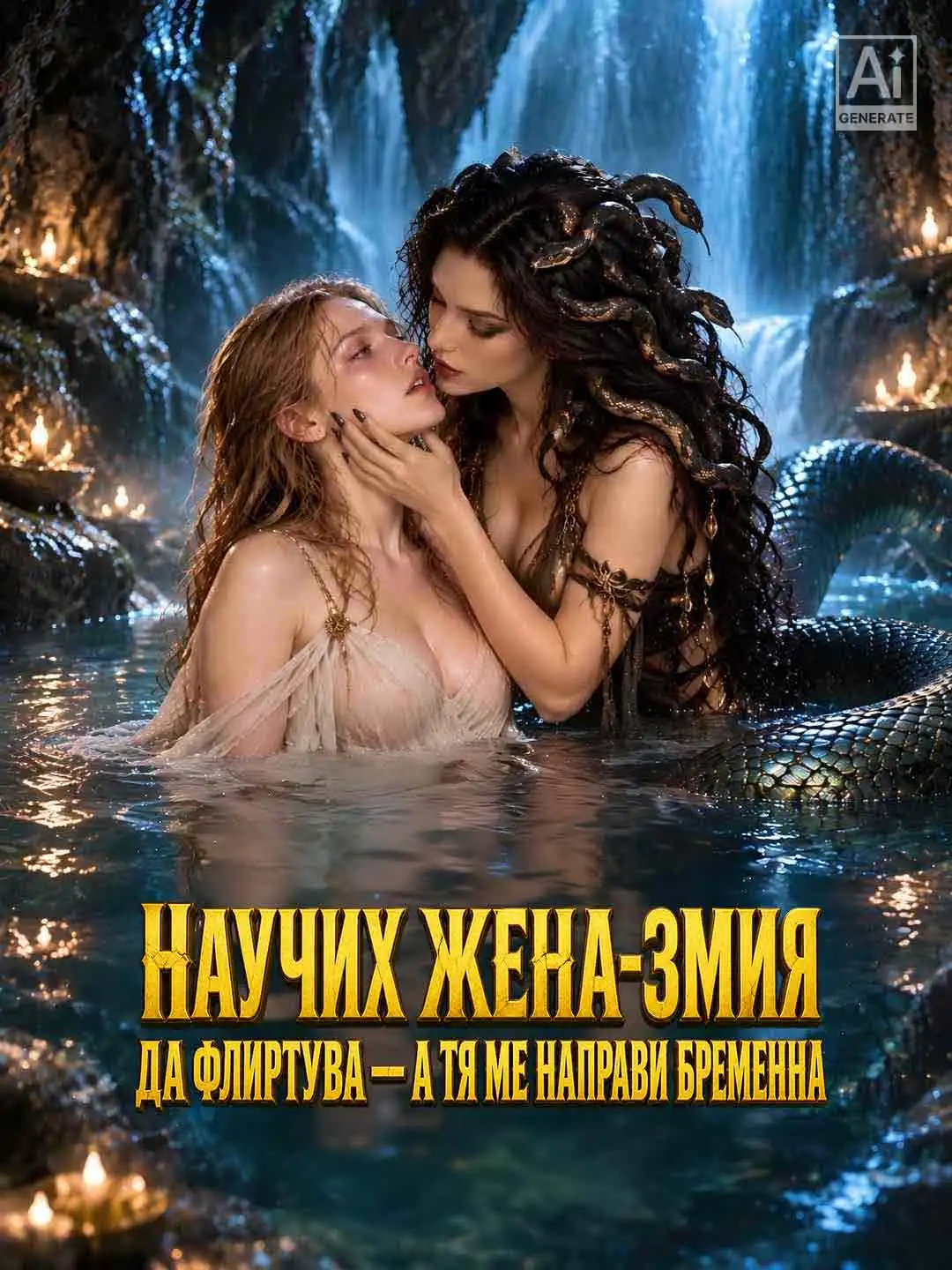 Научих жена-змия да флиртува — а тя ме направи бременна short drama poster