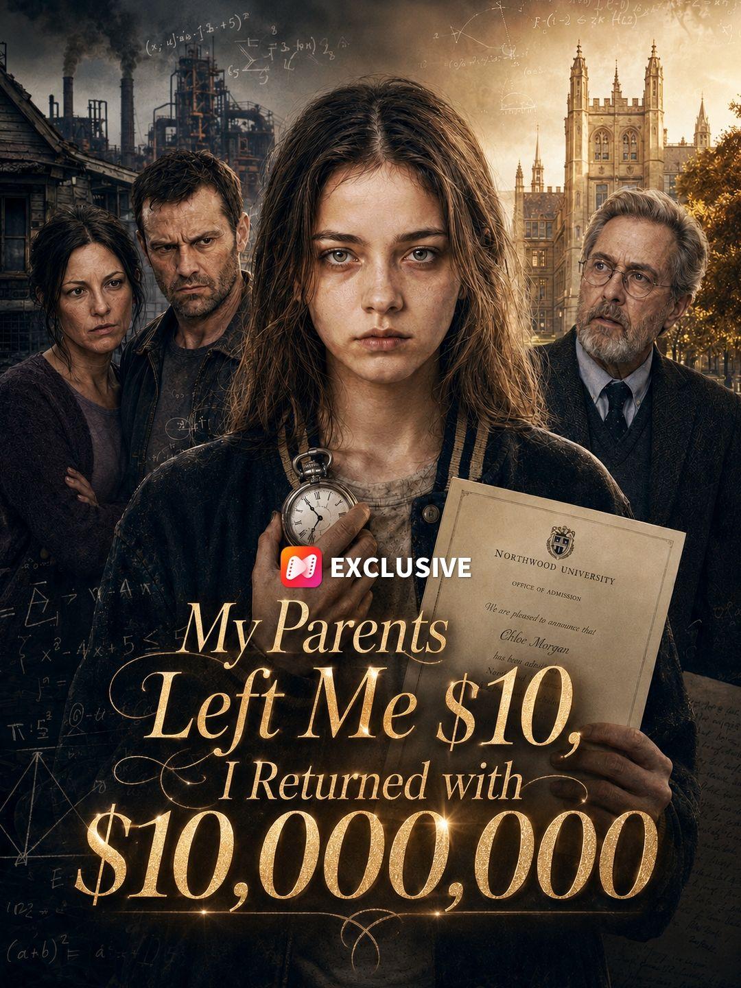 My Parents Left Me $10, I Returned with $10,000,000 short drama poster