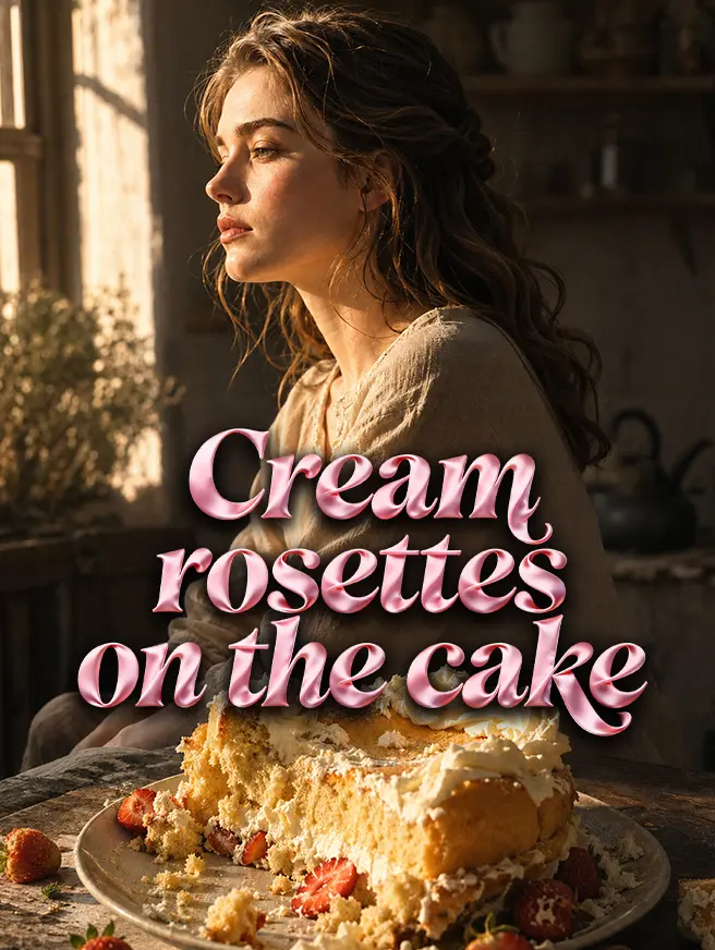 Cream rosettes on the cake short drama poster