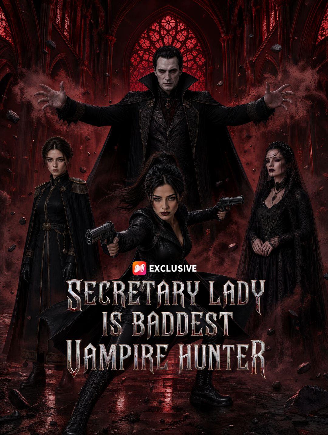 Secretary Lady is Baddest Vampire Hunter short drama poster