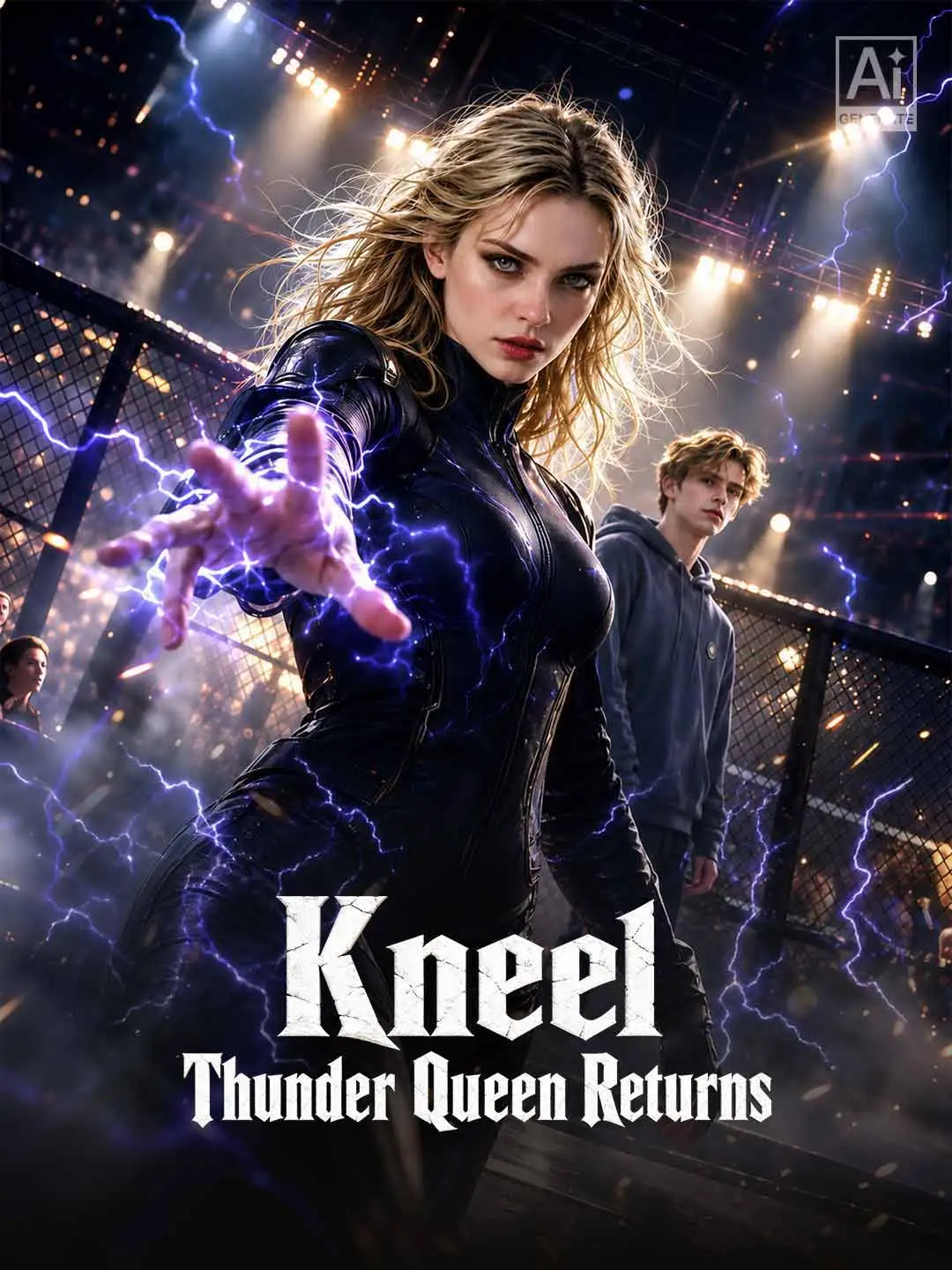 Kneel，Thunder Queen Returns short drama poster