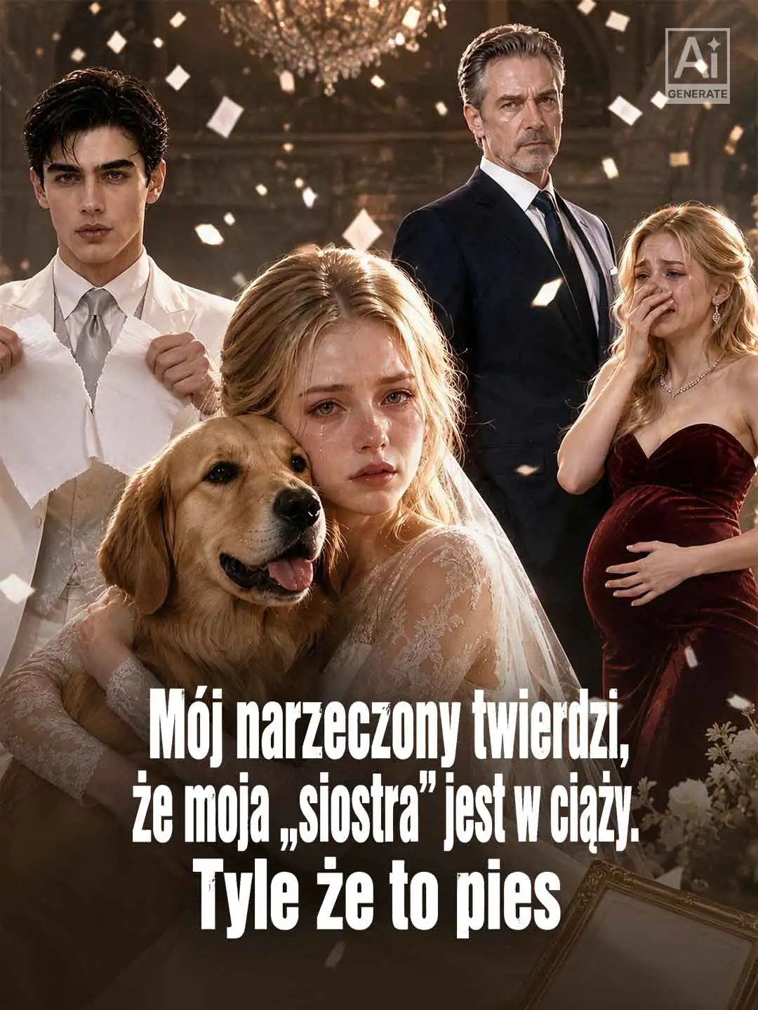 Mój narzeczony twierdzi, że moja „siostra” jest w ciąży. Tyle że to pies short drama poster