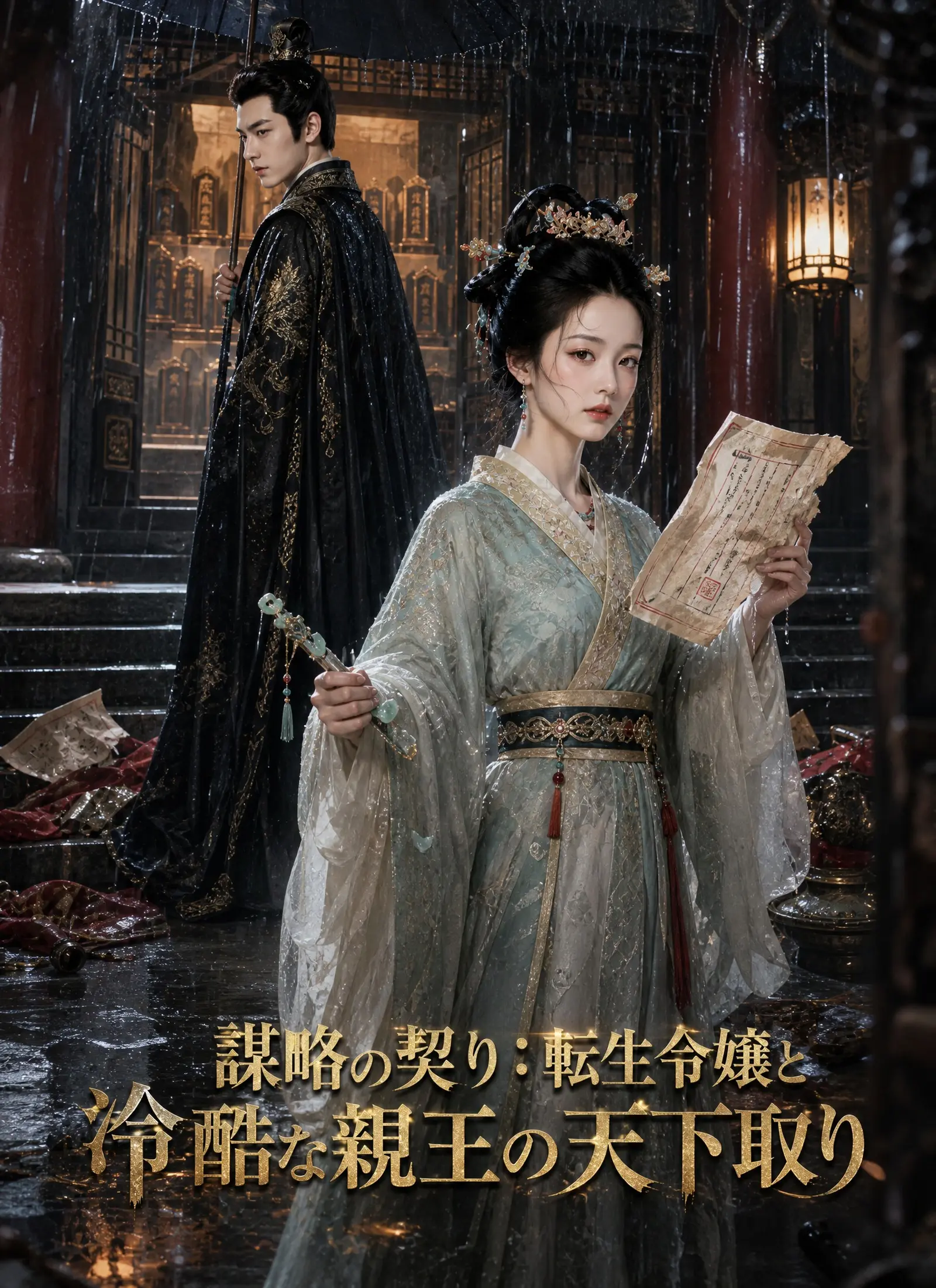 謀略の契り：転生令嬢と冷酷な親王の天下取り short drama poster