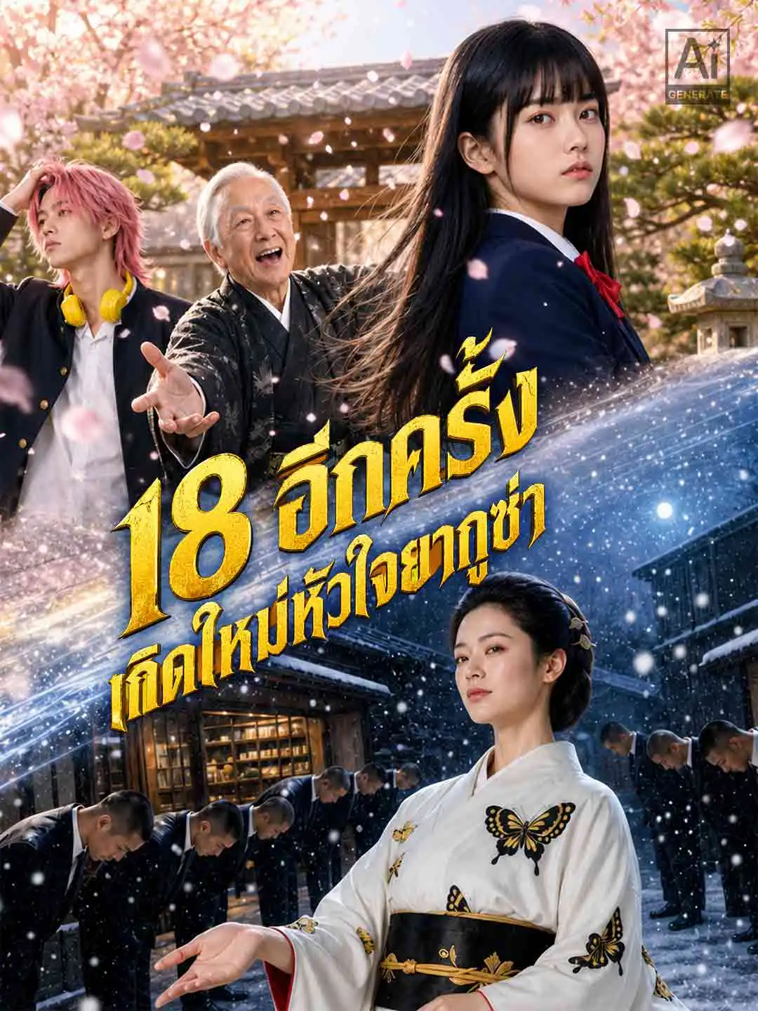 18 อีกครั้ง เกิดใหม่หัวใจยากูซ่า short drama poster