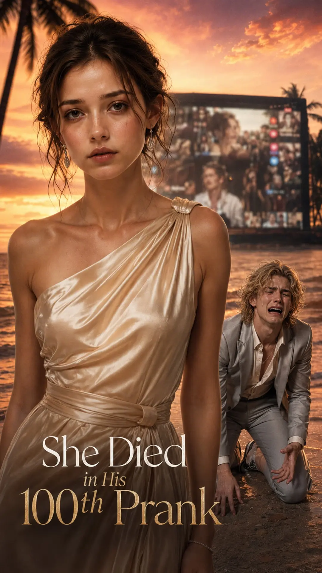 She Died in His 100th Prank short drama poster
