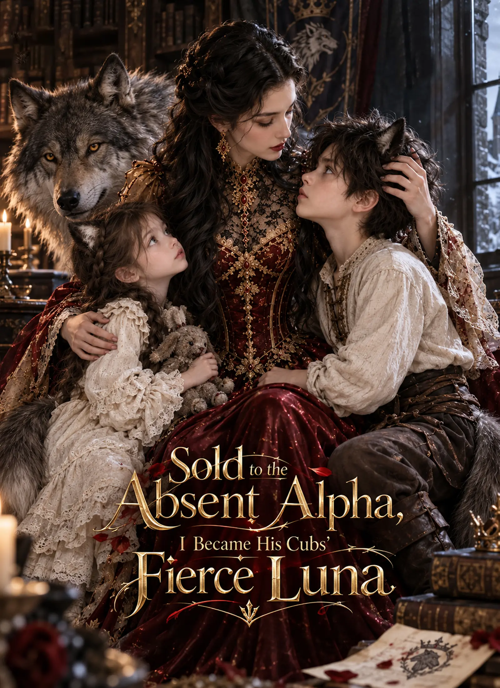 Sold to the Absent Alpha, I Became His Cubs’ Fierce Luna short drama poster