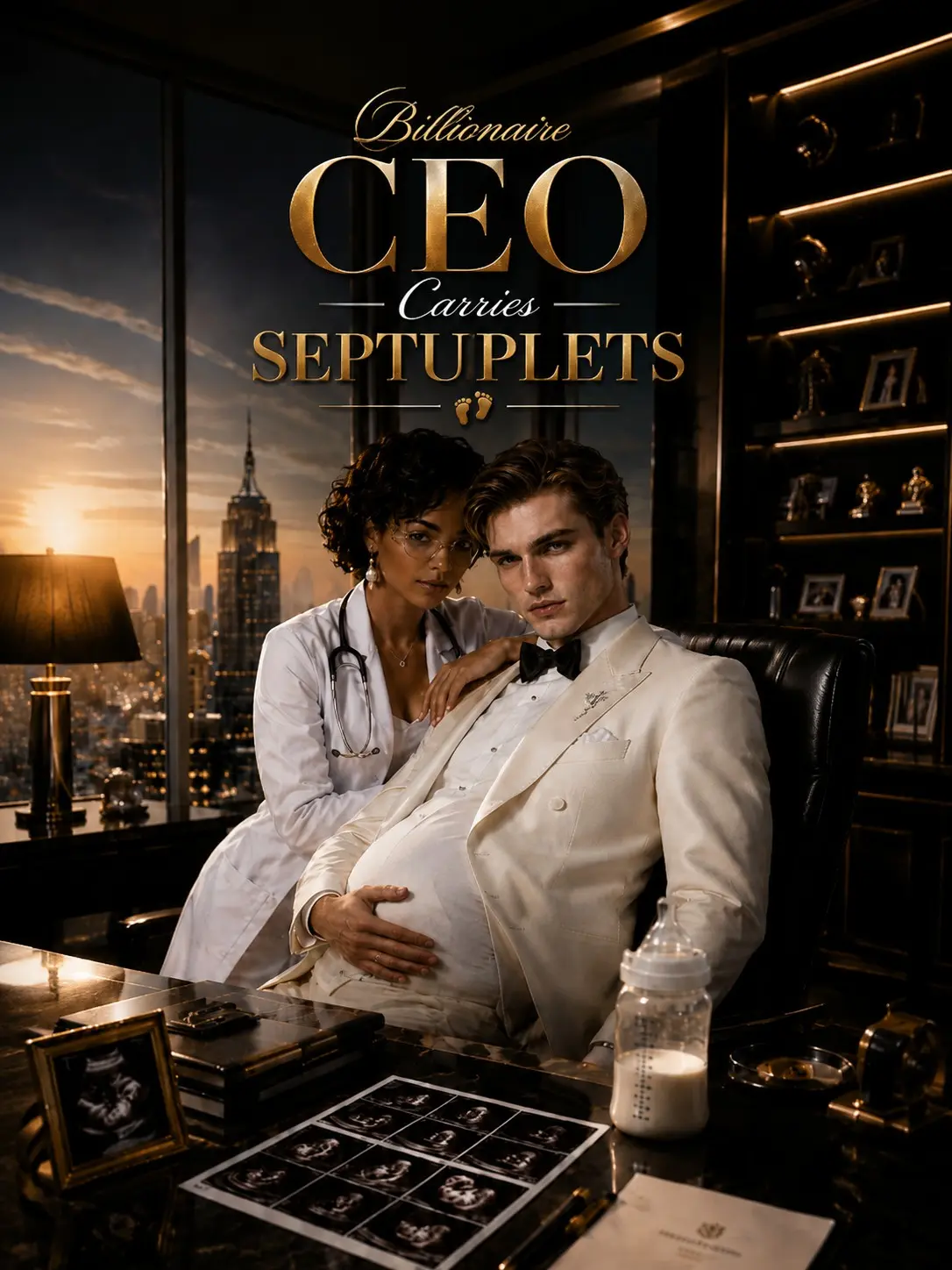 Billionaire CEO Carries SEPTUPLETS short drama poster