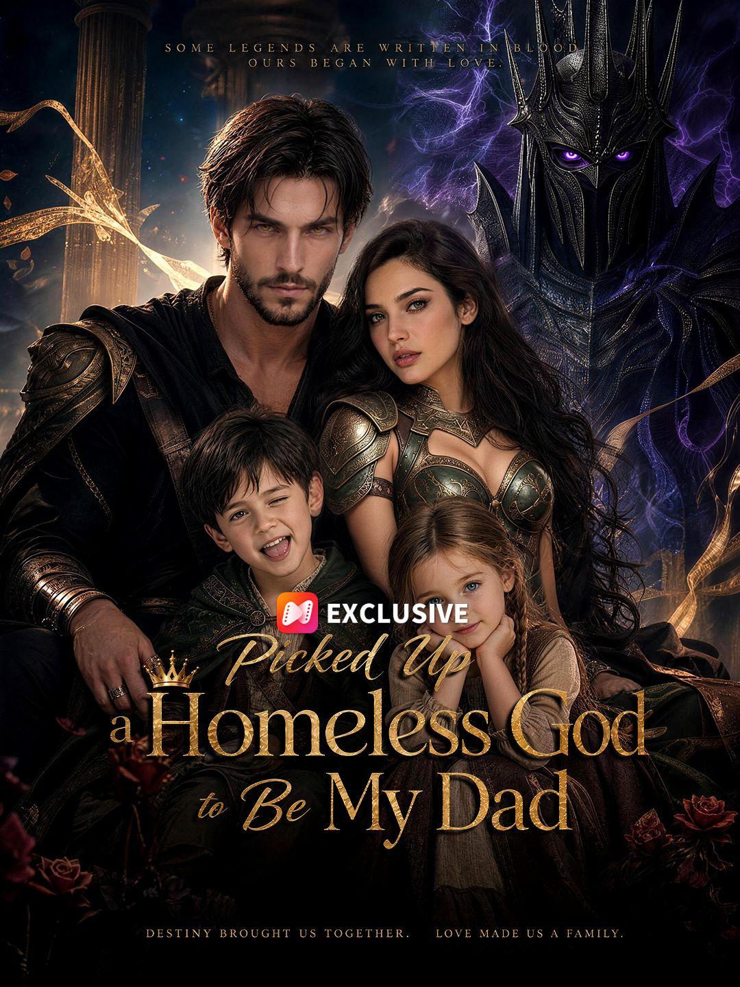 Picked Up a Homeless God to Be My Dad short drama poster