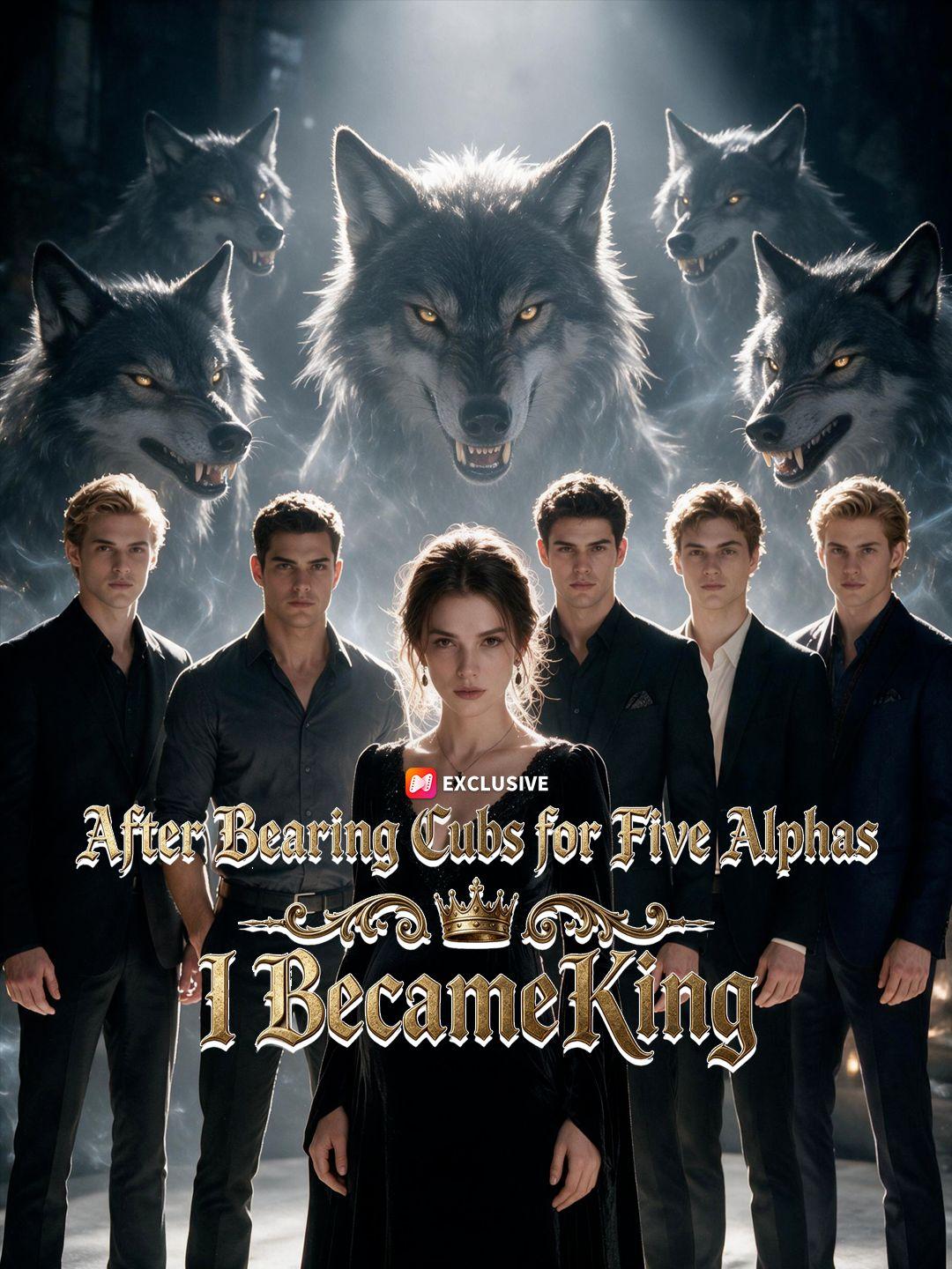 After Bearing Cubs for Five Alphas, I Became King short drama poster