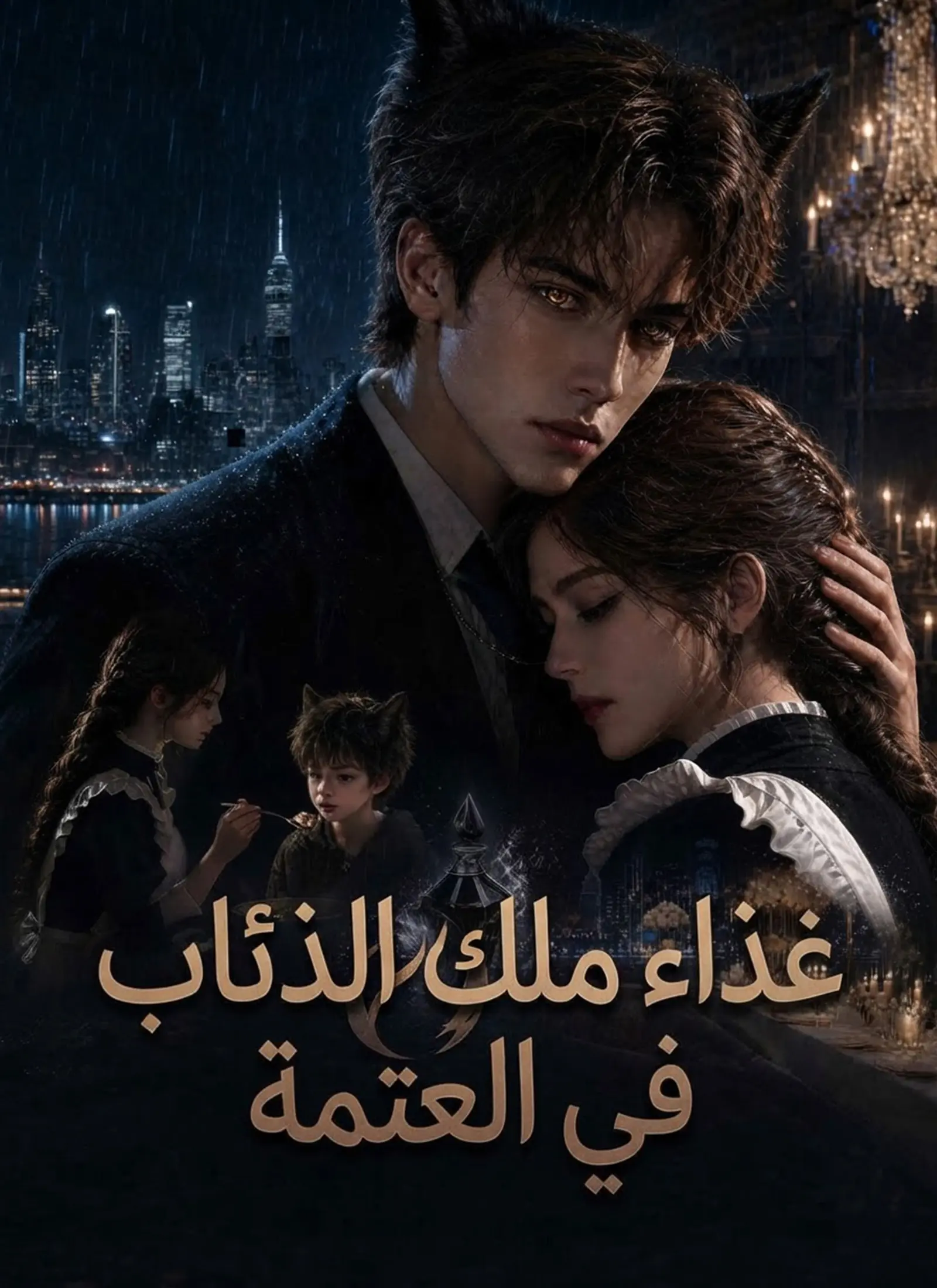 غذاء ملك الذئاب في العتمة short drama poster