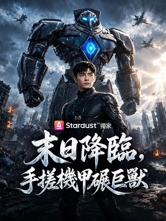 末日降臨，手搓機甲碾巨獸 short drama poster