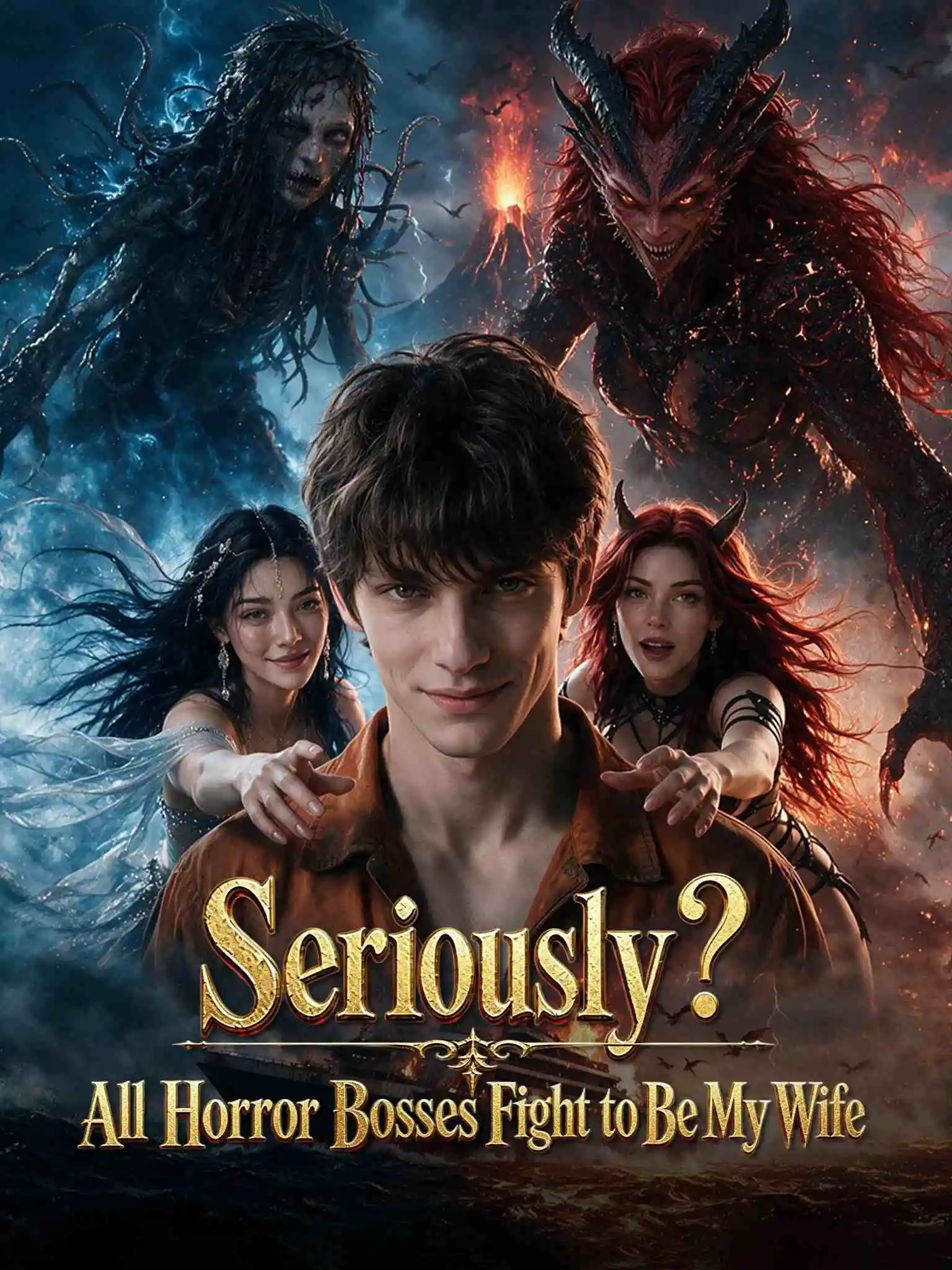 Seriously? All Horror Bosses Fight to Be My Wife short drama poster