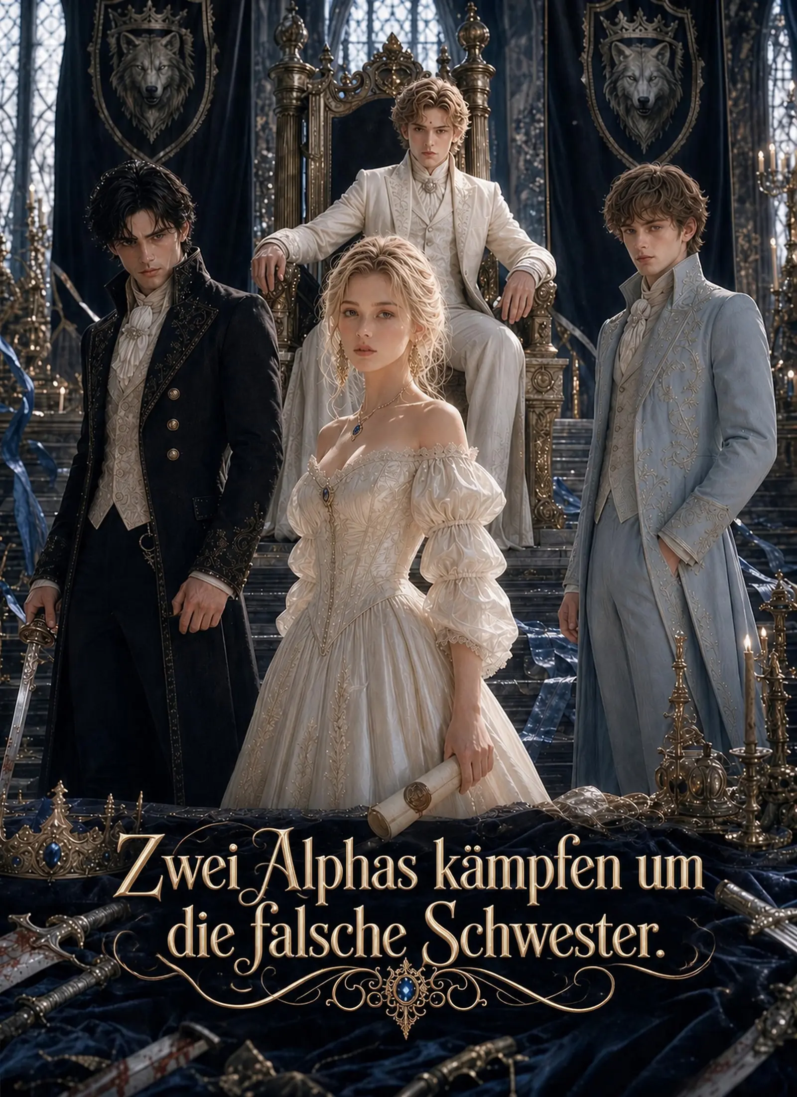 Zwei Alphas kämpfen um die falsche Schwester short drama poster