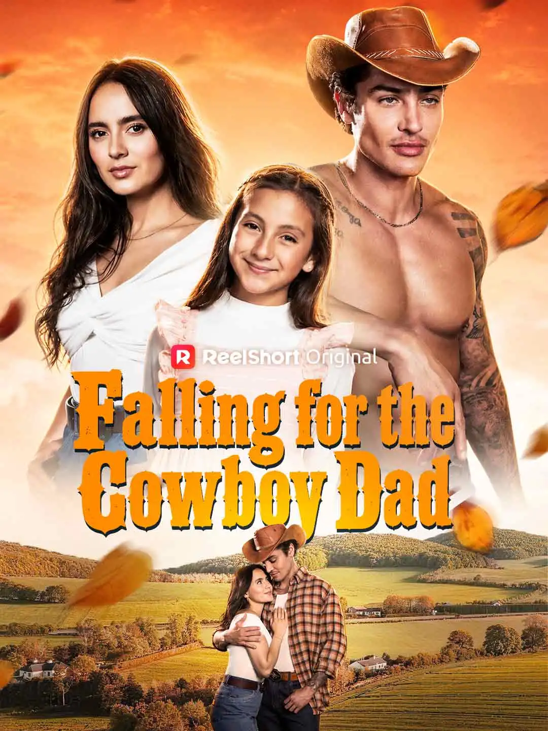 Falling for the Cowboy Dad short drama poster