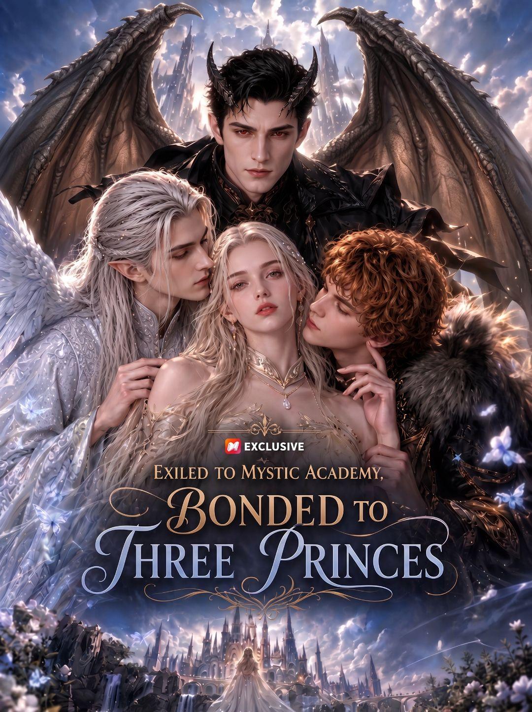Exiled to Mystic Academy, Bonded to Three Princes short drama poster