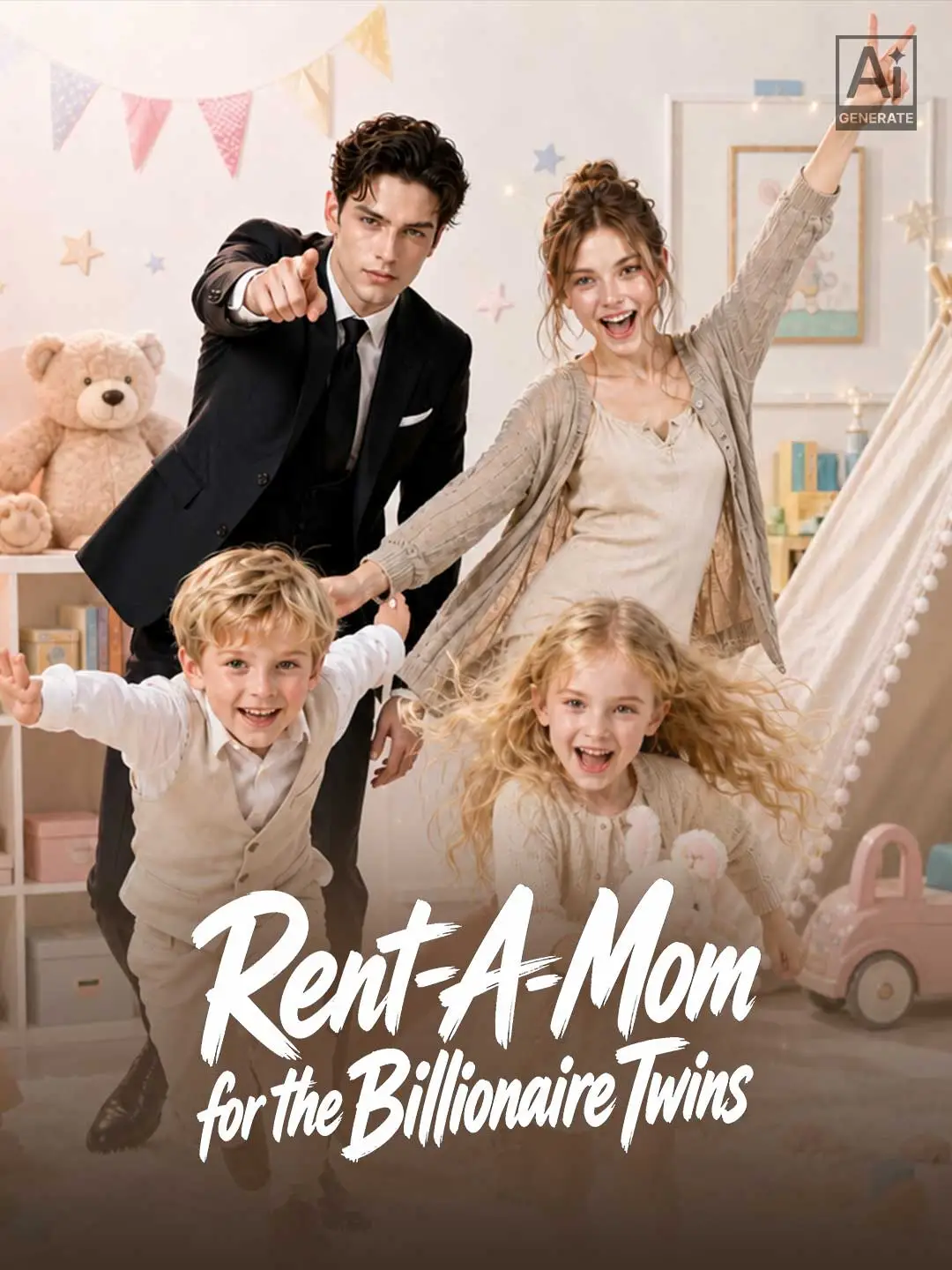 Rent-A-Mom for the Billionaire Twins short drama poster