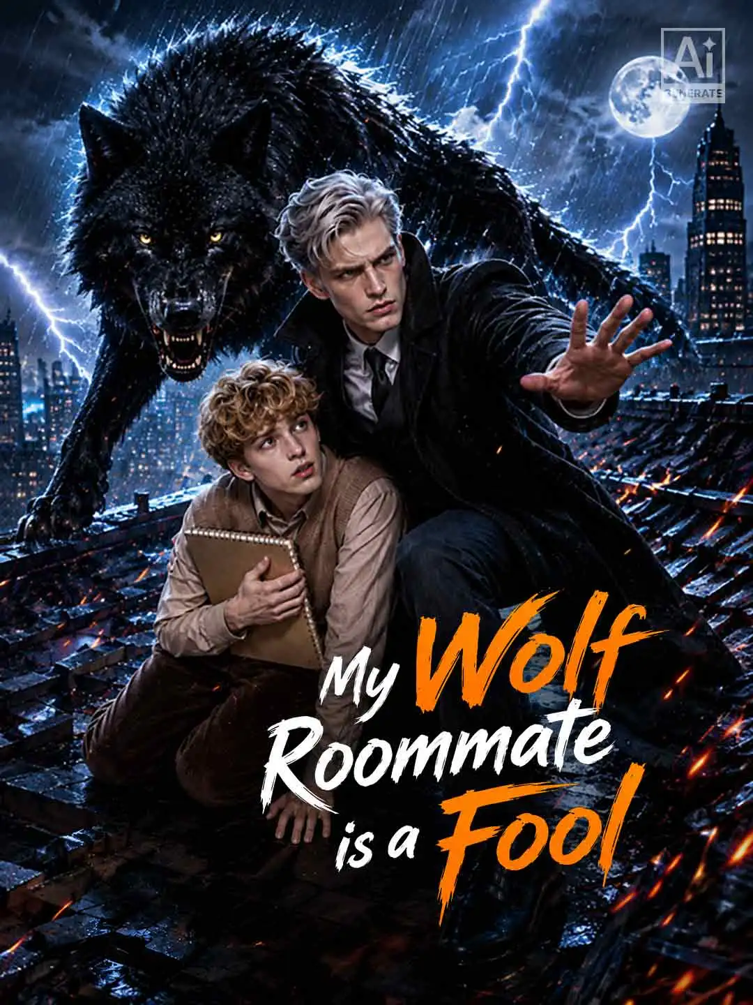 My Wolf Roommate is a Fool short drama poster