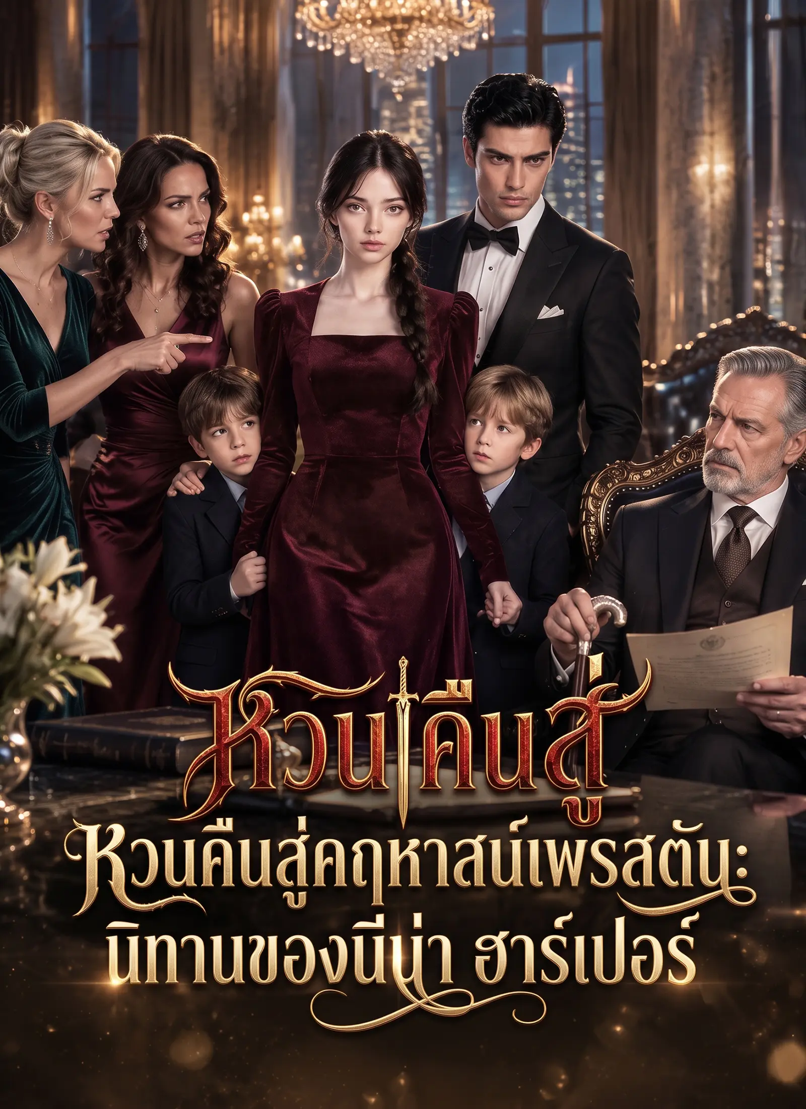 หวนคืนสู่คฤหาสน์เพรสตัน: นิทานของนีน่า ฮาร์เปอร์ short drama poster