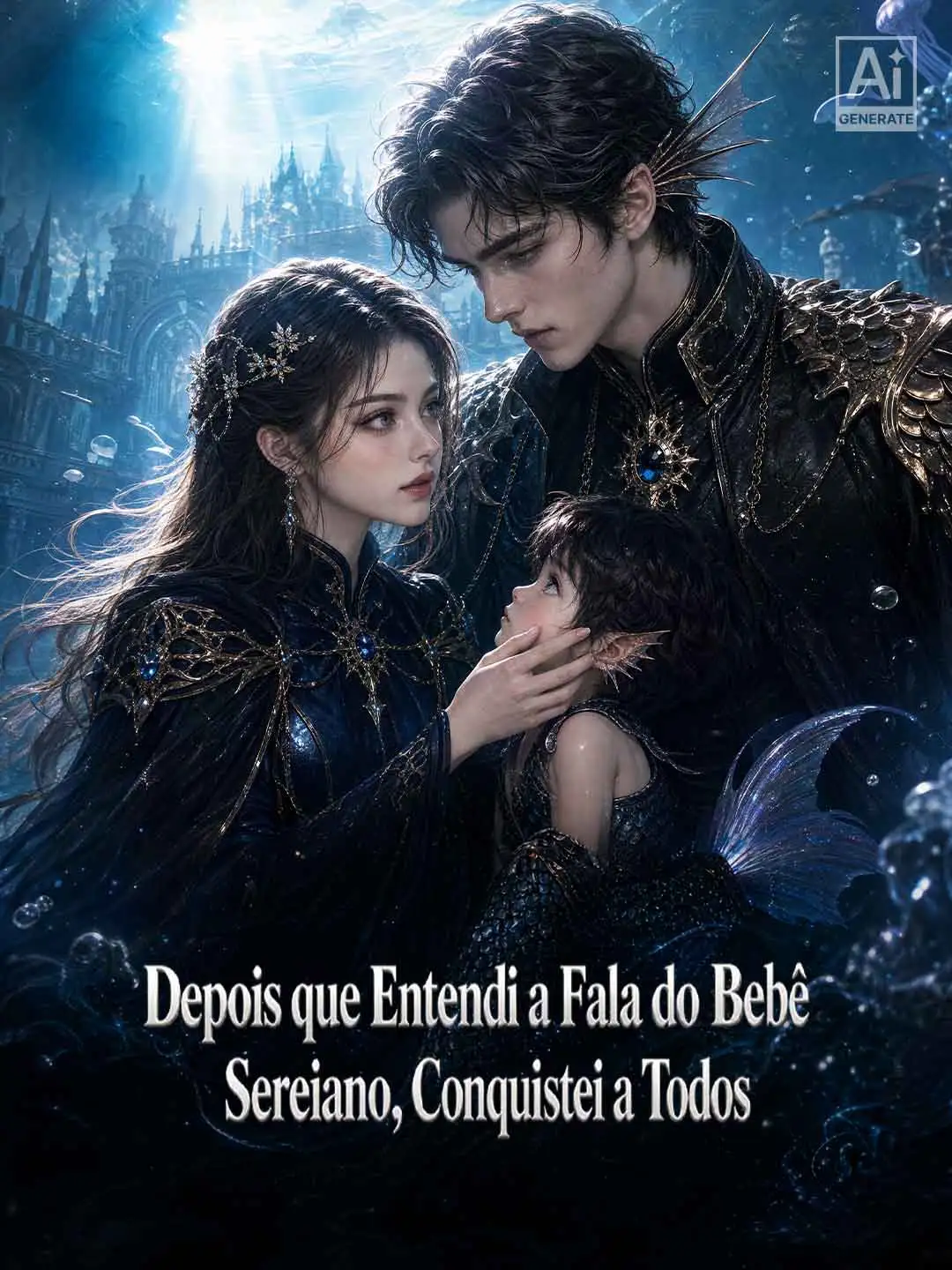 Depois que Entendi a Fala do Bebê Sereiano, Conquistei a Todos short drama poster