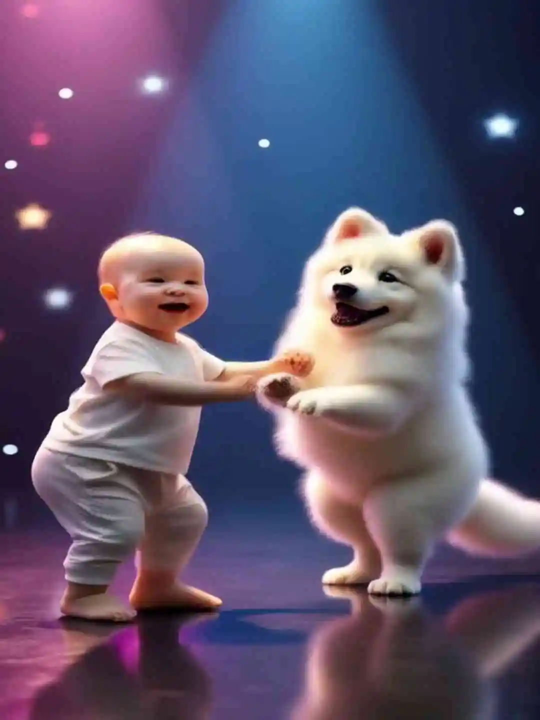 Baby dancer and her dog short drama poster