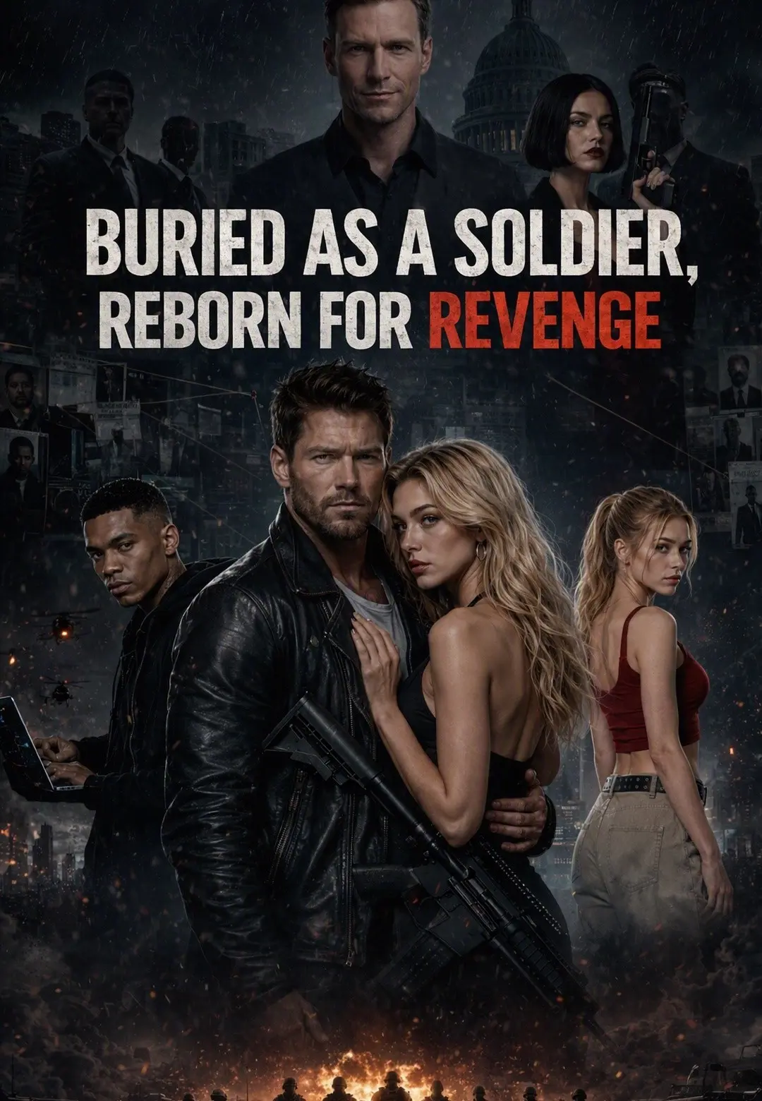 Buried as a Soldier, Reborn for Revenge short drama poster