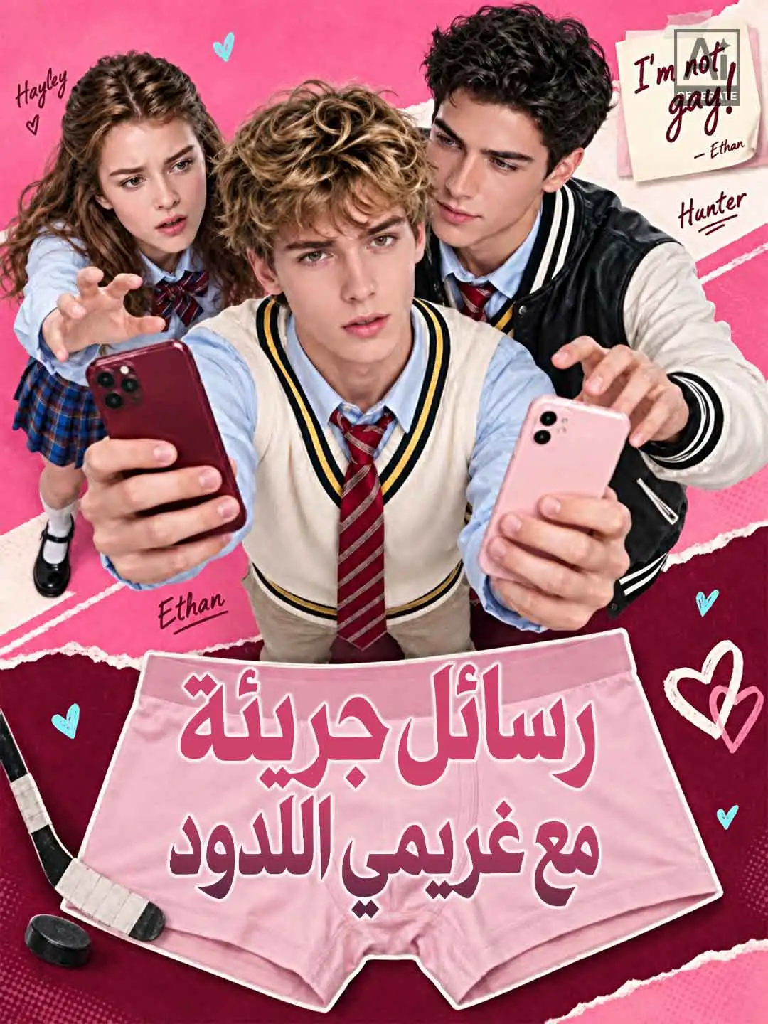 رسائل جريئة مع غريمي اللدود short drama poster
