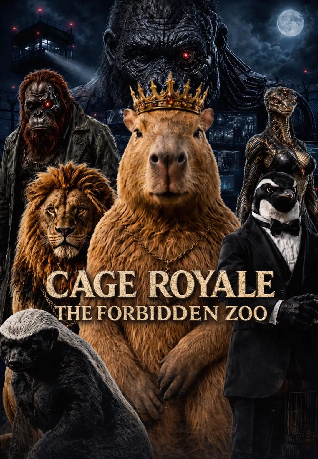 CAGE ROYALE THE FORBIDDEN ZOO short drama poster