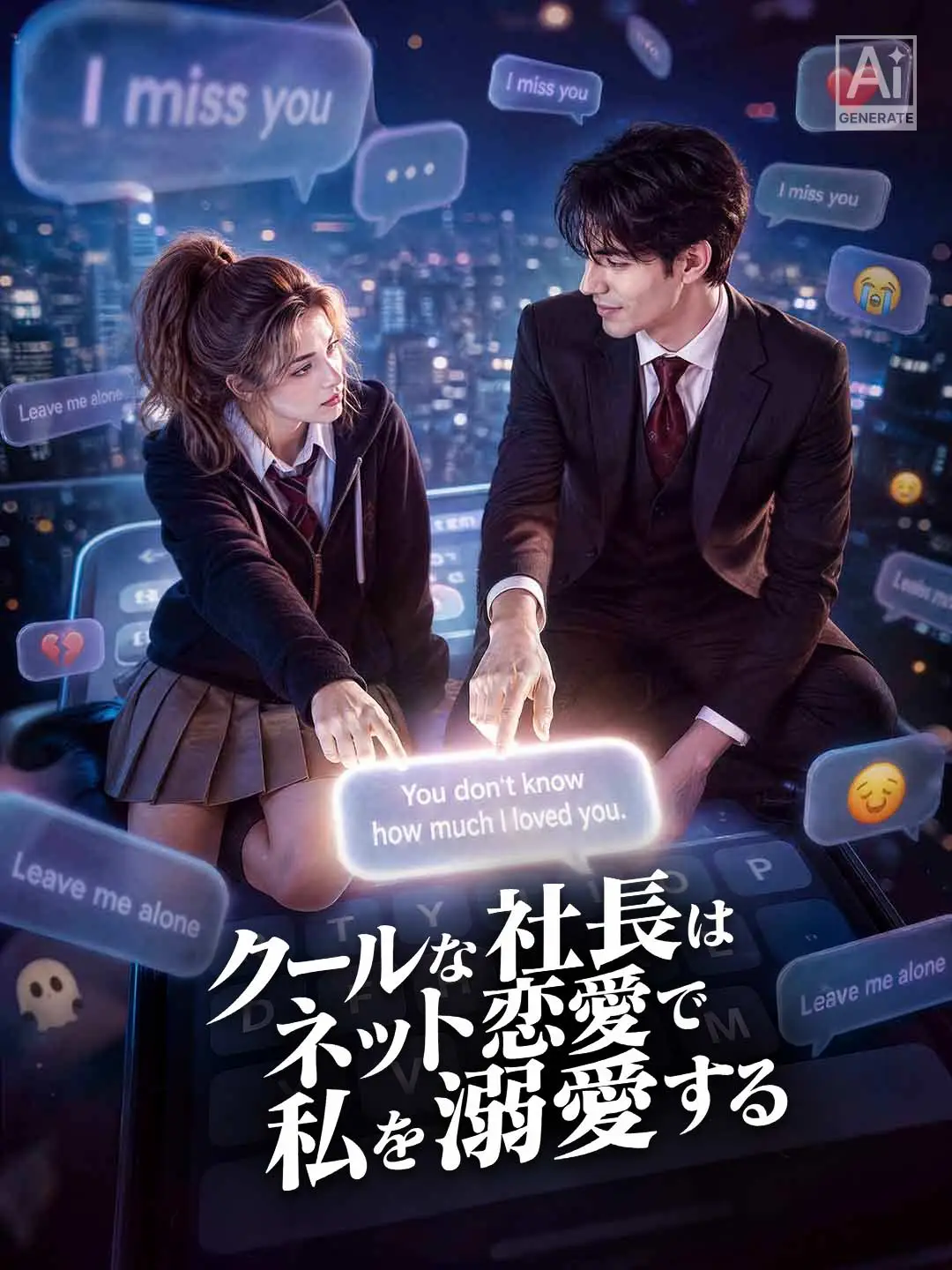 クールな社長はネット恋愛で私を溺愛する short drama poster