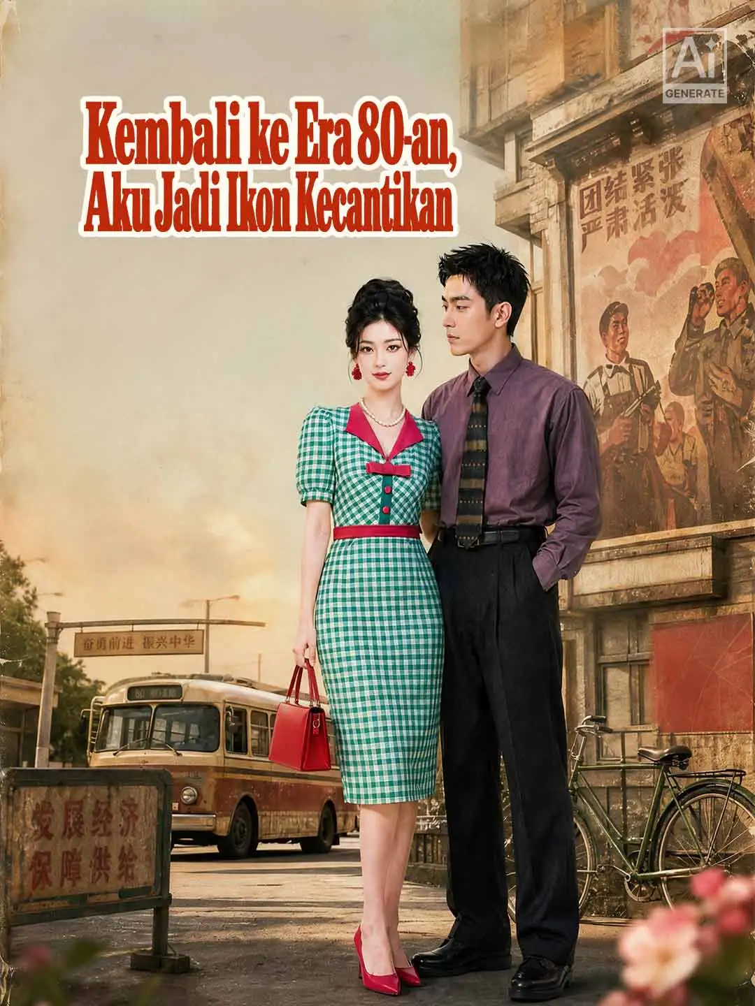 Kembali ke Era 80-an, Aku Jadi Ikon Kecantikan short drama poster