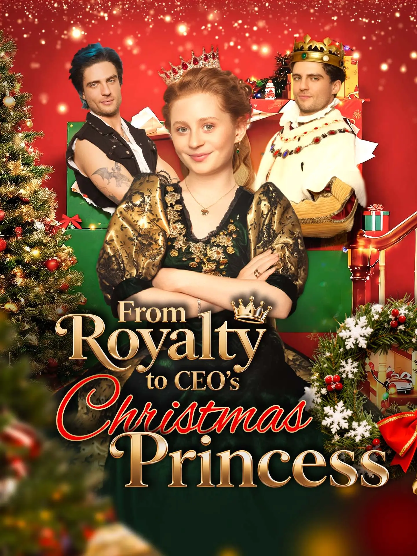 From Royalty to CEO's Christmas Princess short drama poster