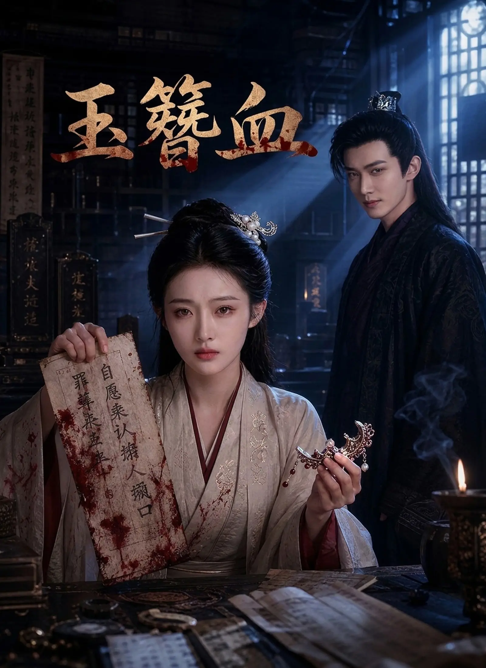 玉簪血 short drama poster
