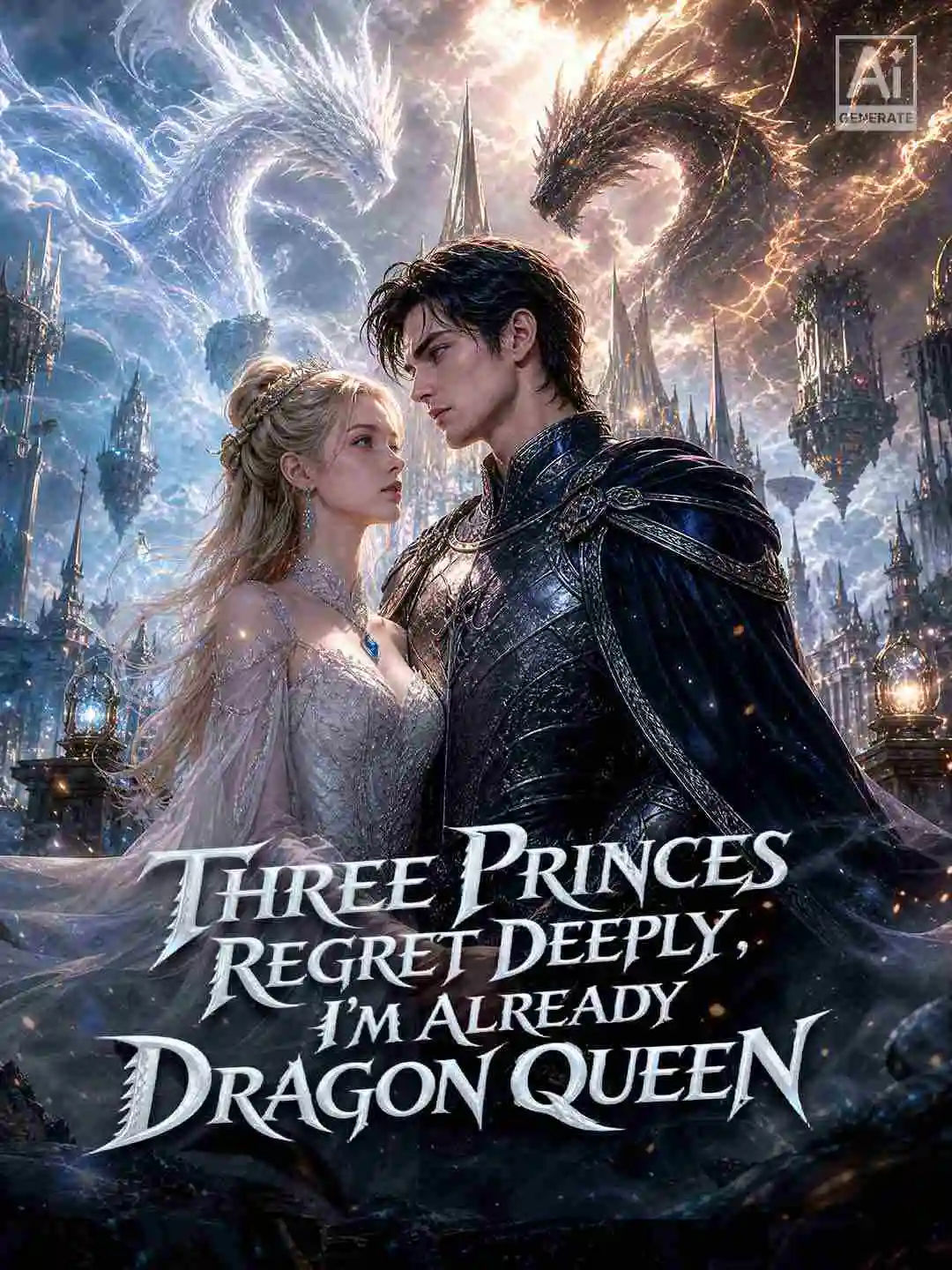 Three Princes Regret Deeply, I'm Already Dragon Queen short drama poster