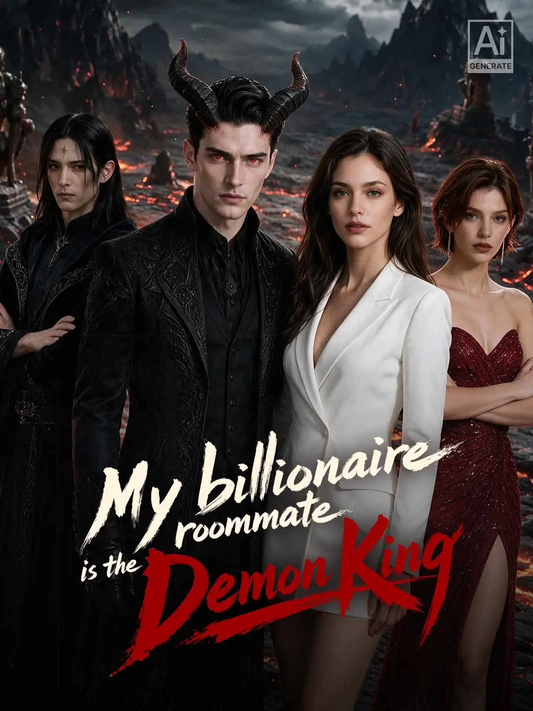 My billionaire roommate is the Demon King short drama poster