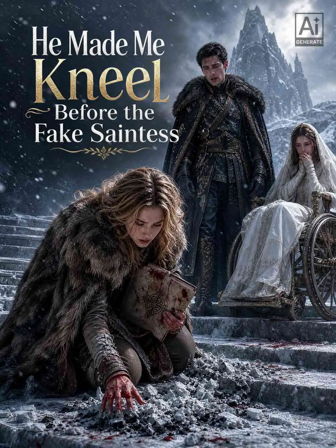 He Made Me Kneel Before the Fake Saintess short drama poster