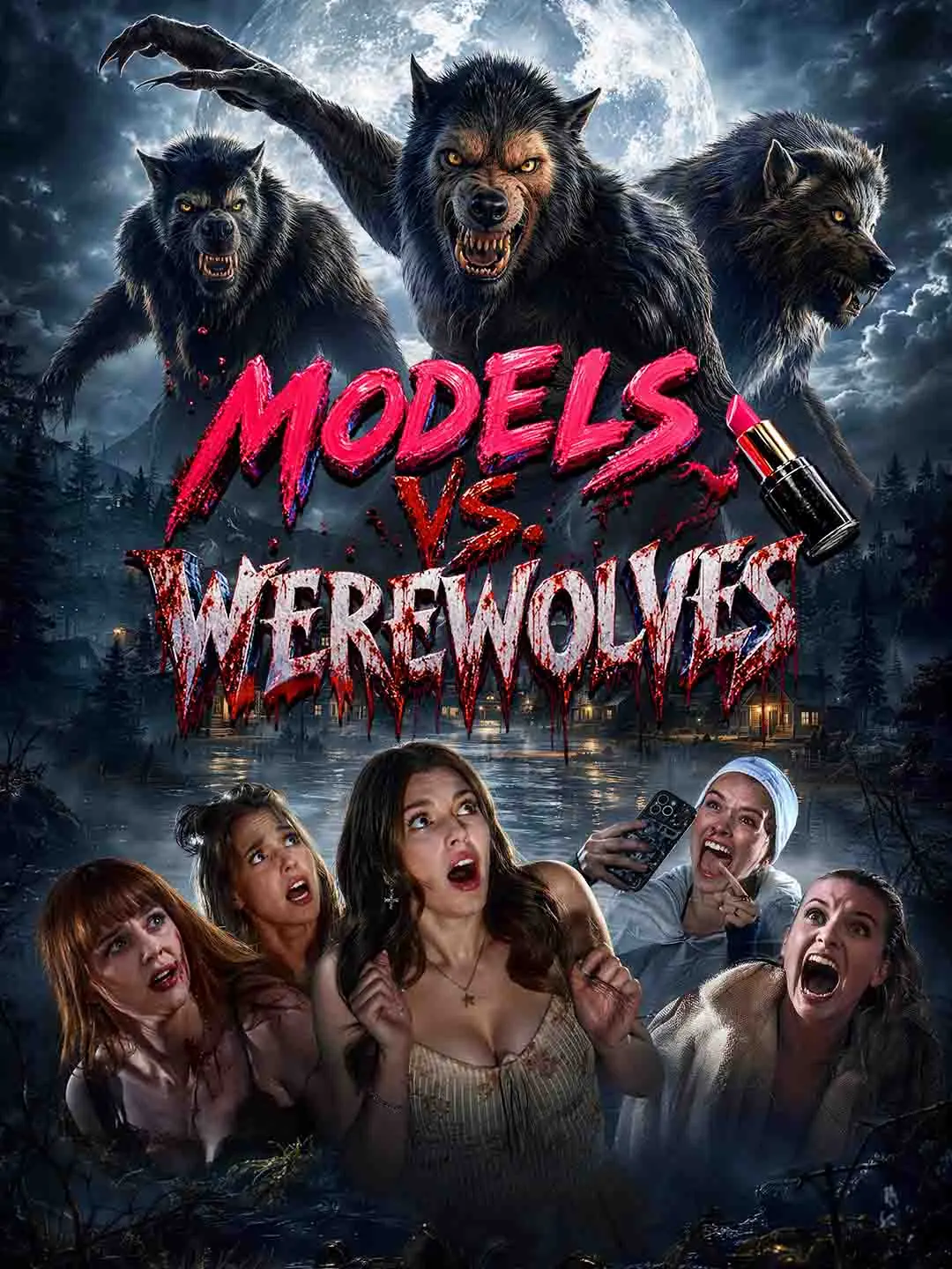 Models vs. Werewolves short drama poster
