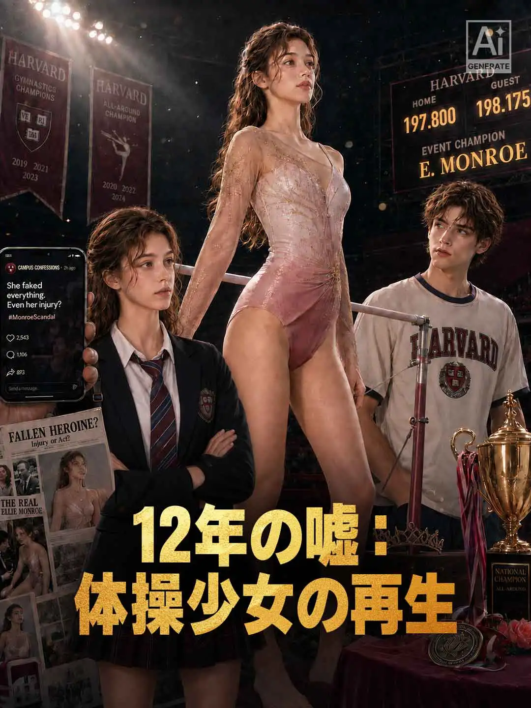 12年の嘘：体操少女の再生 short drama poster