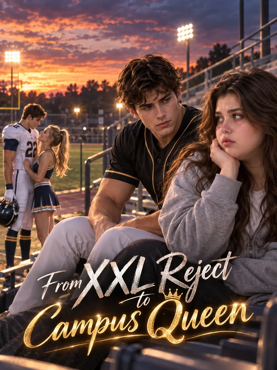 From XXL Reject to Campus Queen short drama poster