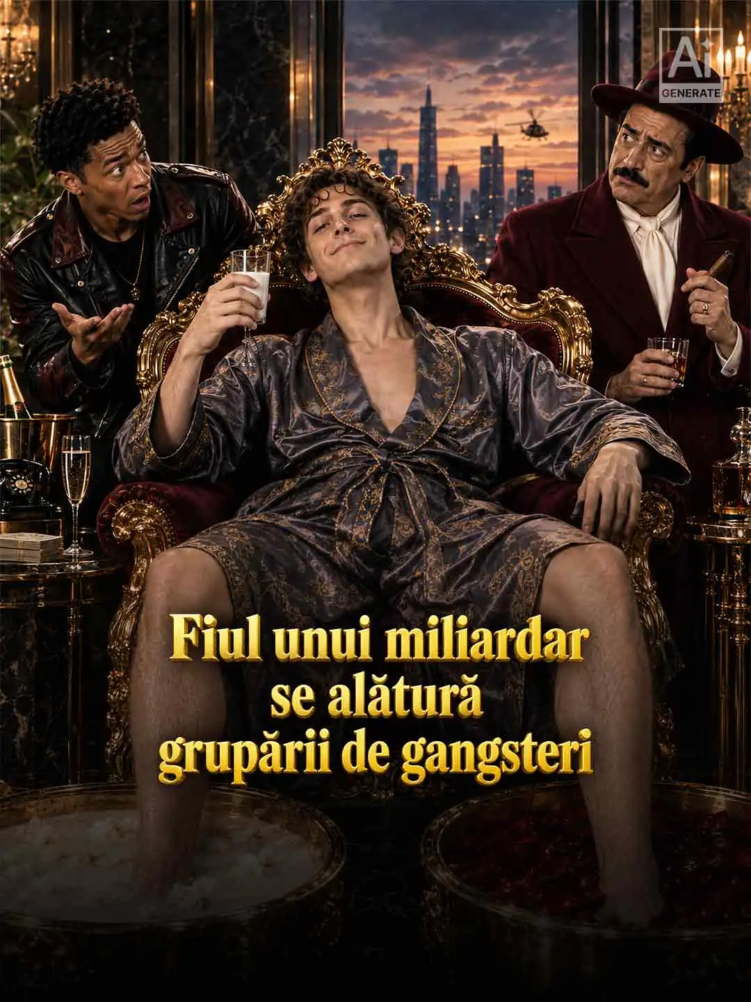 Fiul unui miliardar se alătură grupării de gangsteri short drama poster