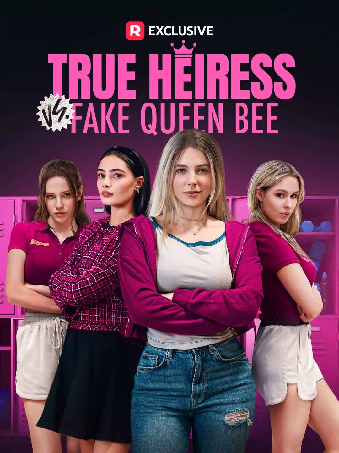 True Heiress vs. Fake Queen Bee short drama poster