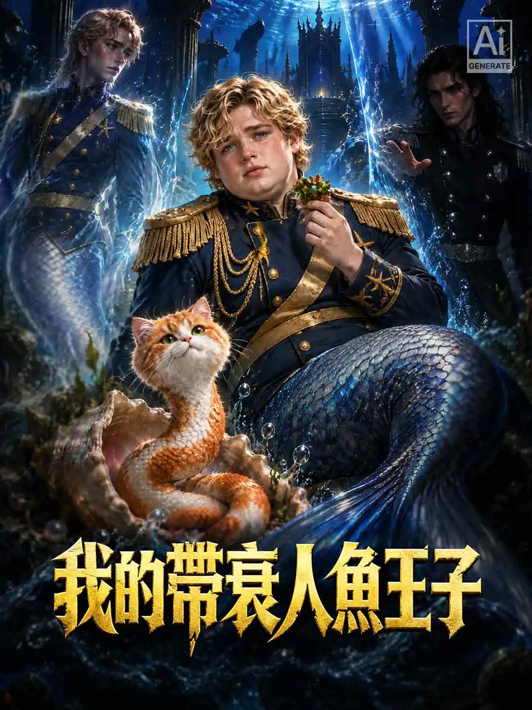 我的帶衰人魚王子 short drama poster