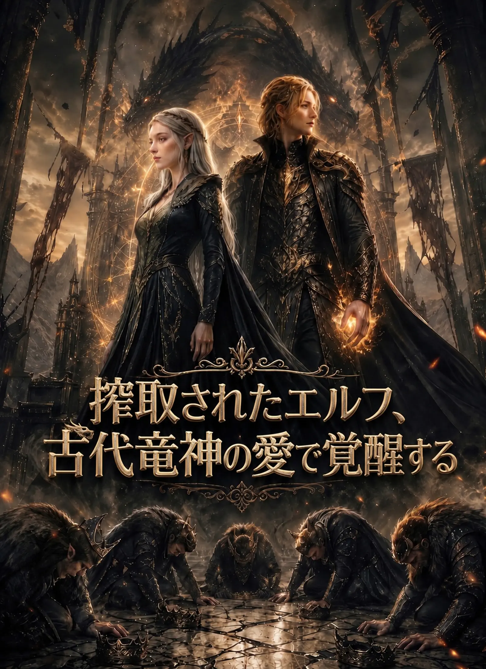 搾取されたエルフ、古代竜神の愛で覚醒する short drama poster