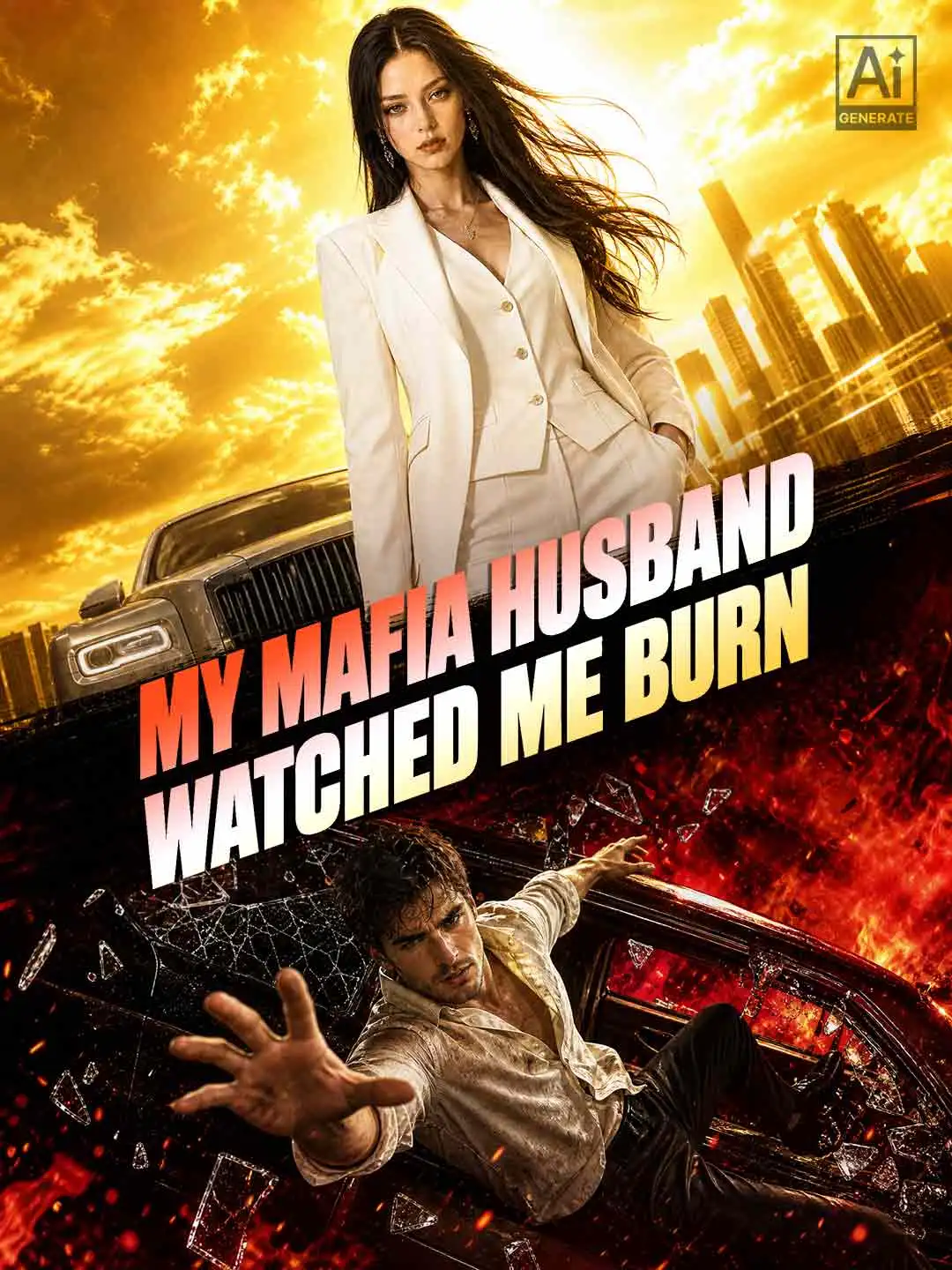 MY MAFIA HUSBAND WATCHED ME BURN short drama poster