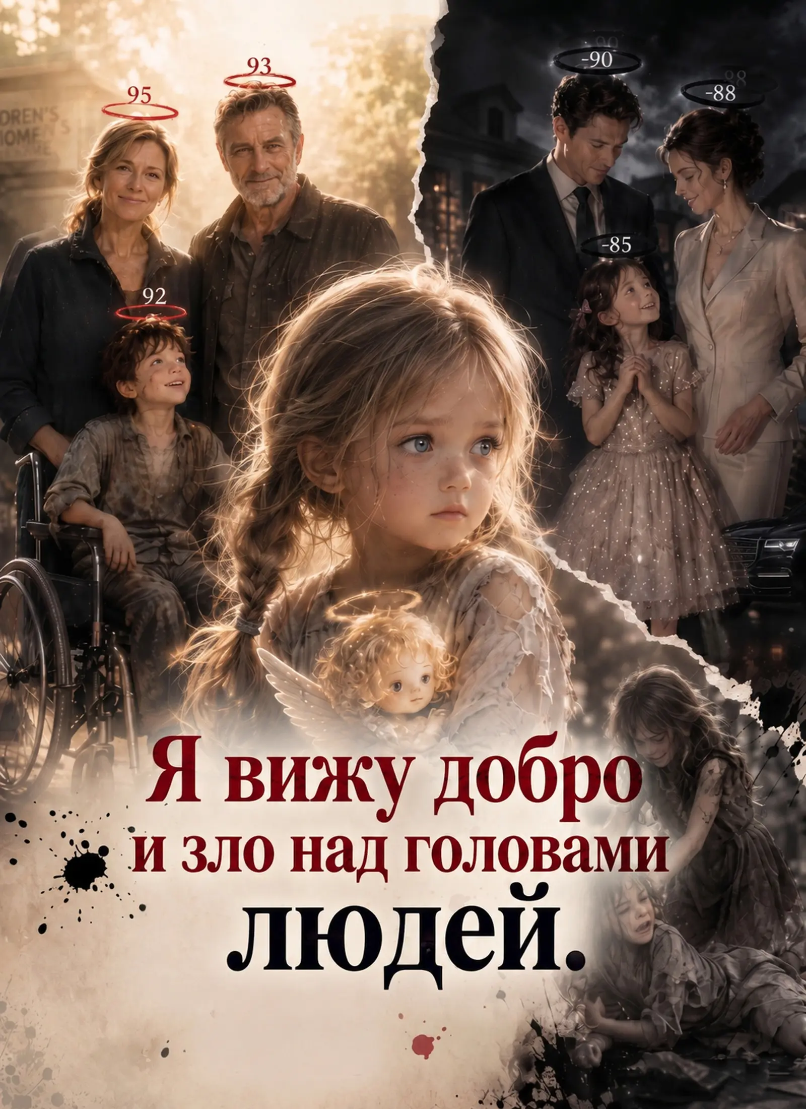Я вижу добро и зло над головами людей short drama poster