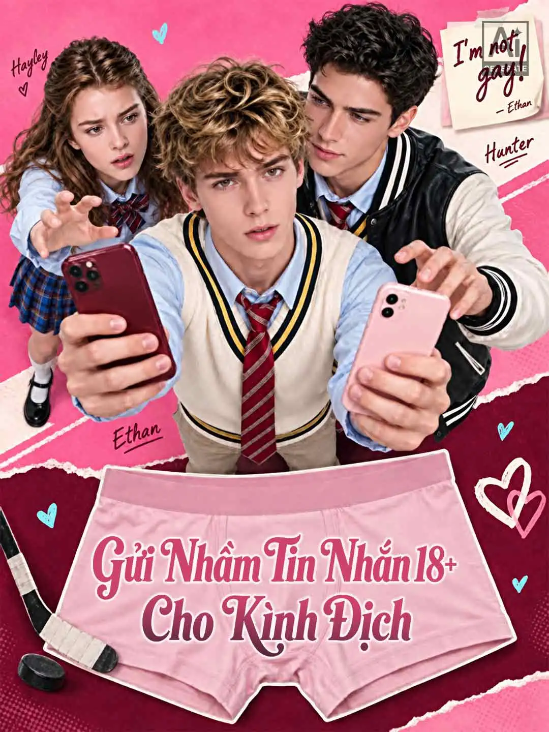 Gửi Nhầm Tin Nhắn 18+ Cho Kình Địch short drama poster