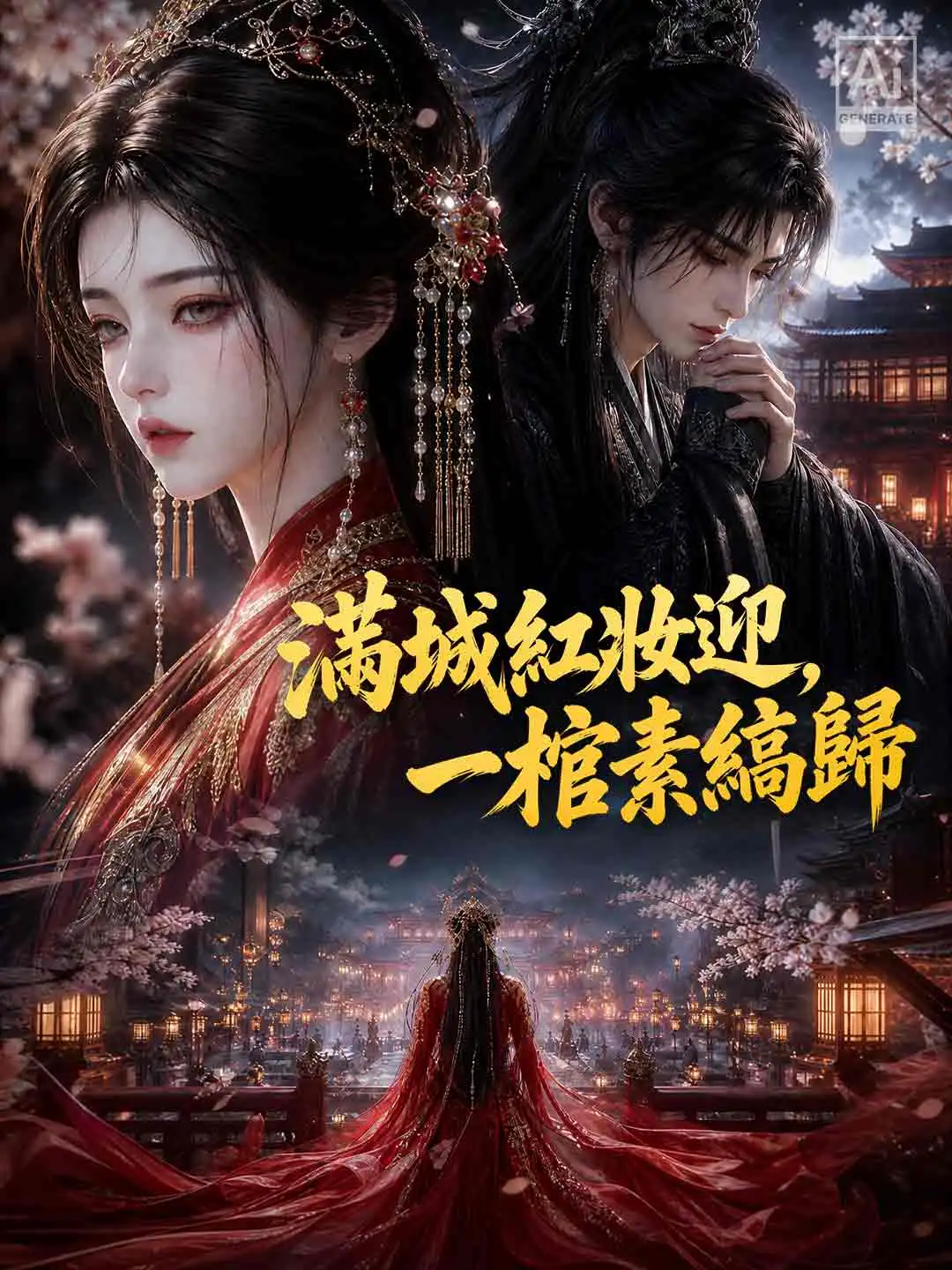 滿城紅妝迎，一棺素縞歸 short drama poster
