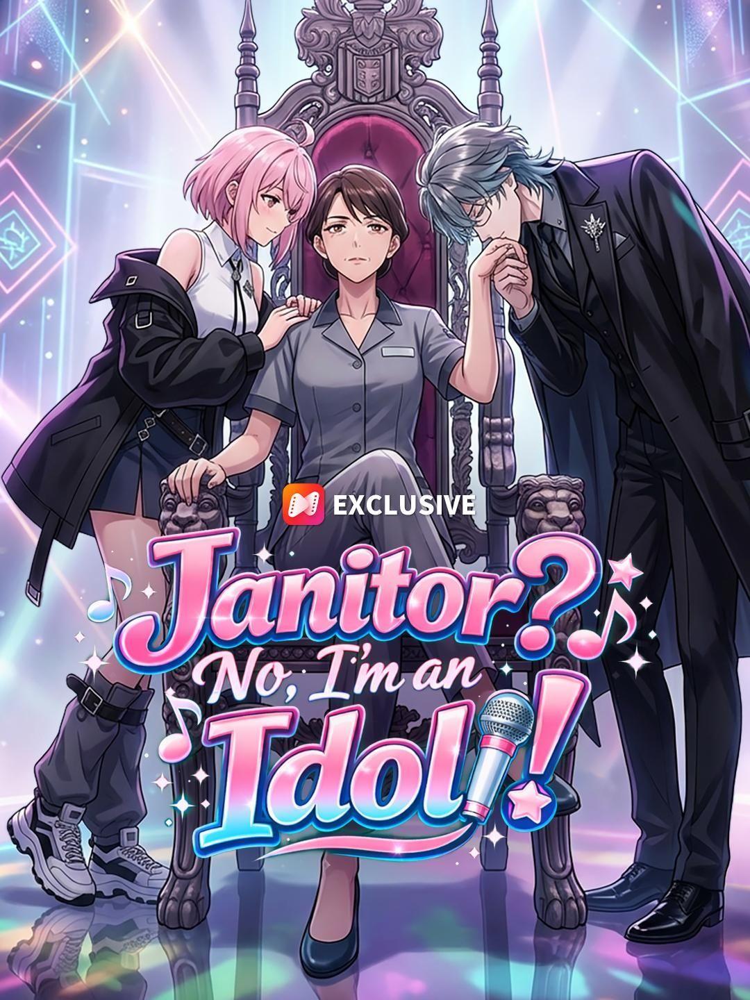 (Dubbed) Janitor? No, I'm an Idol! short drama poster