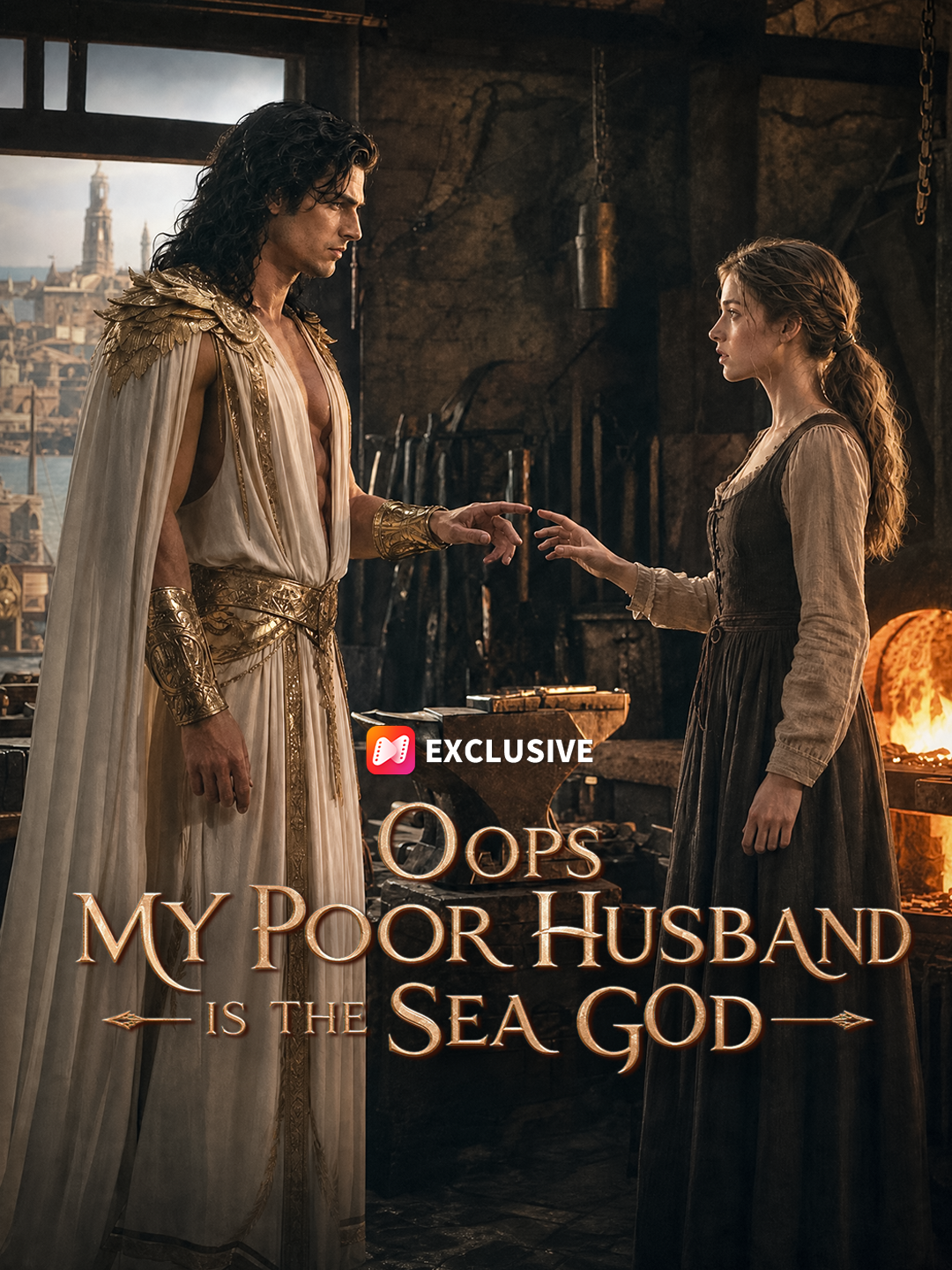 Oops My Poor Husband is the Sea God short drama poster