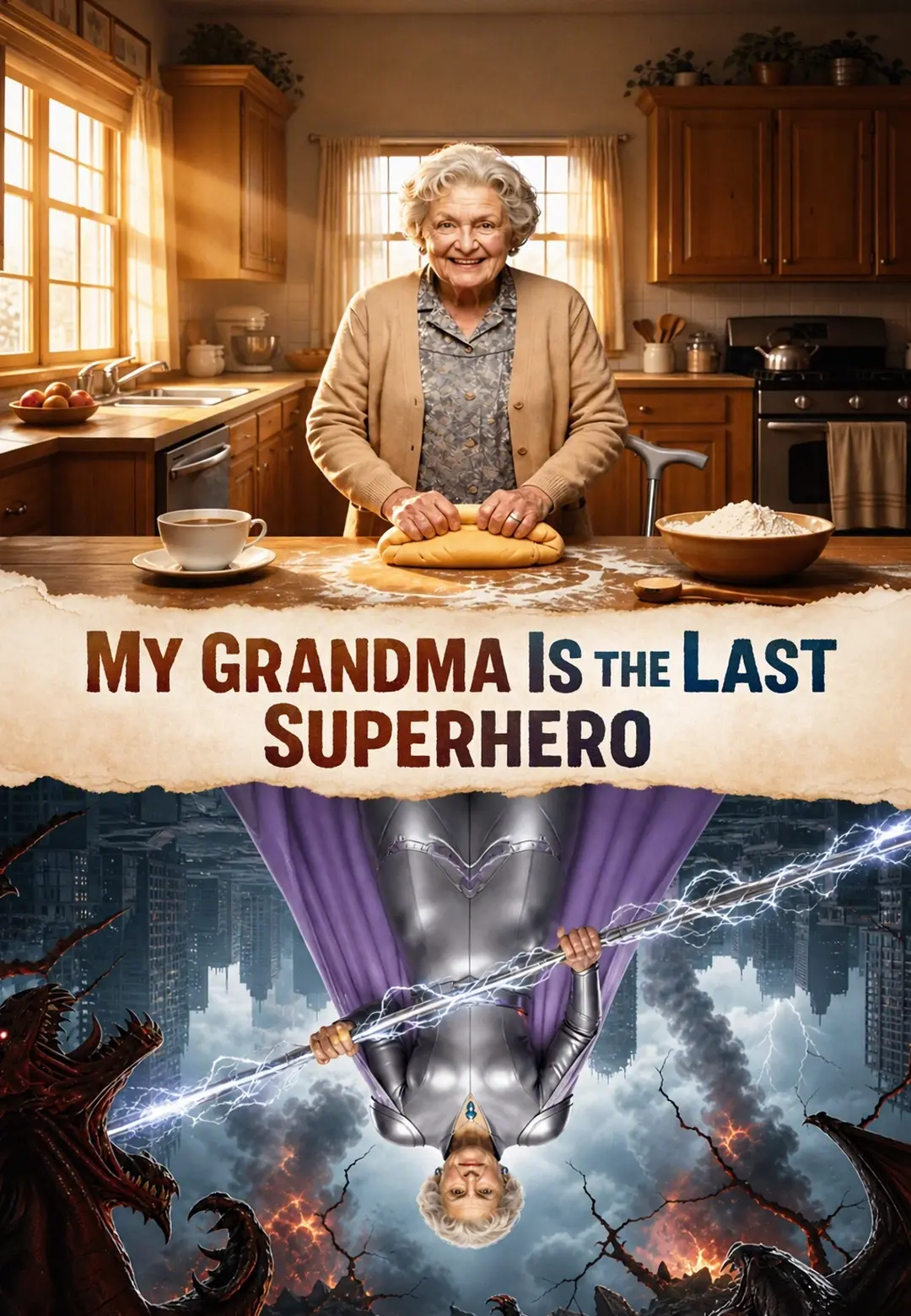 My Grandma Is the Last Superhero short drama poster
