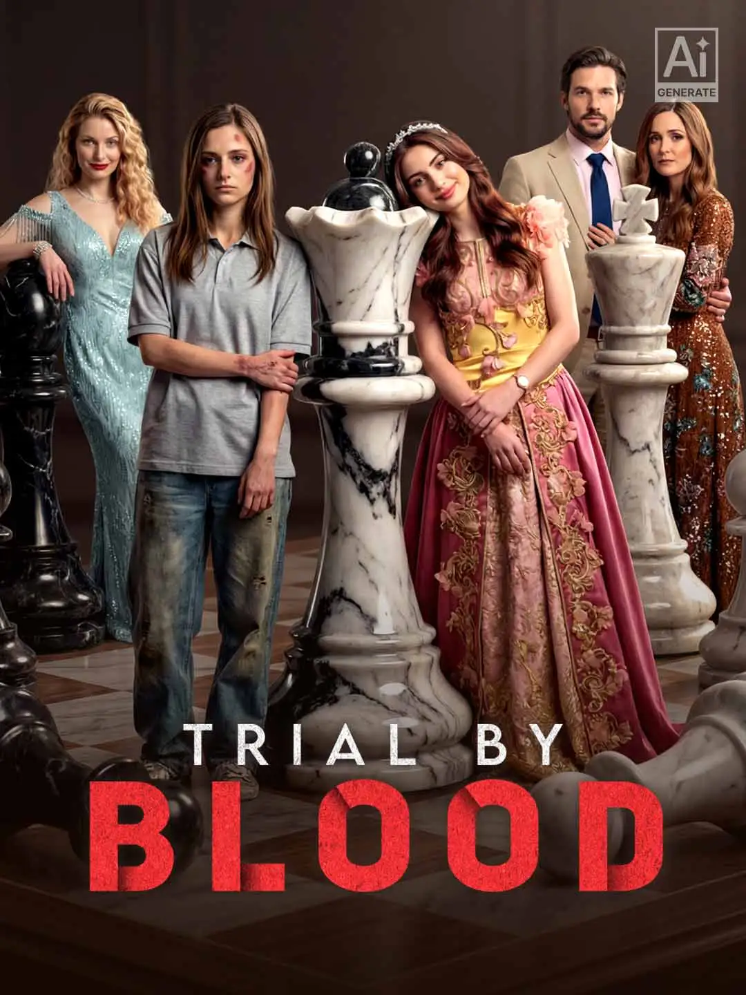 Trial by blood short drama poster