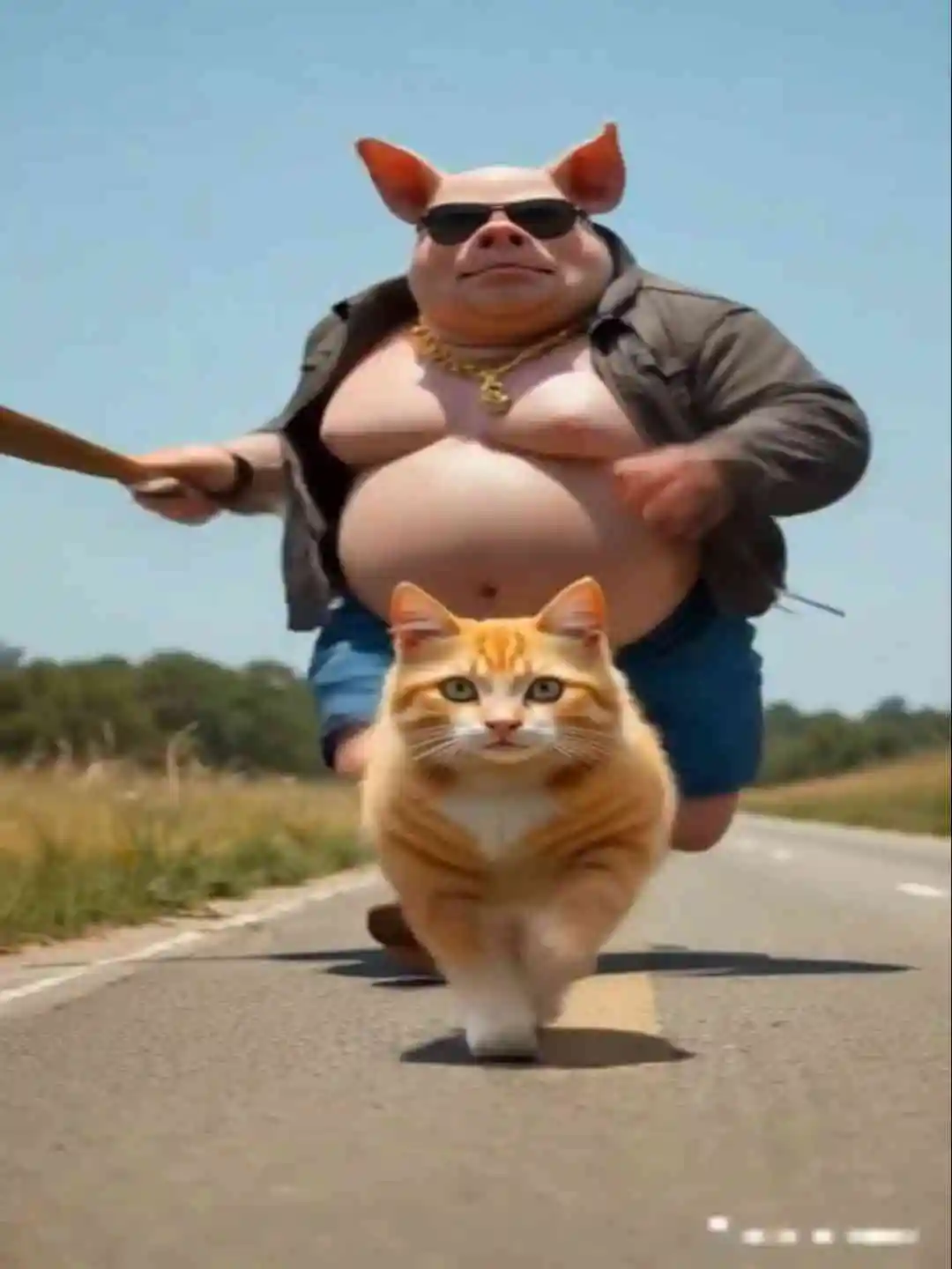 Ai Orange Cat Video Funny🤣 short drama poster